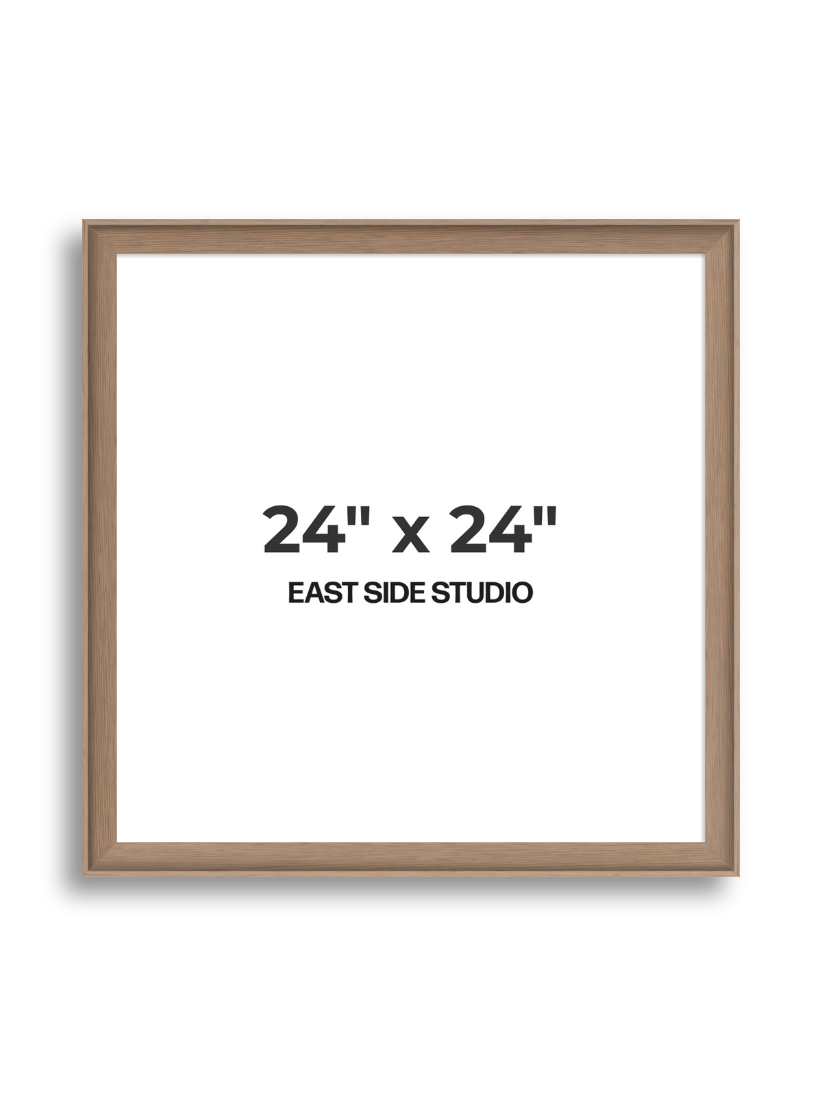 Oak 24" x 24" picture frame