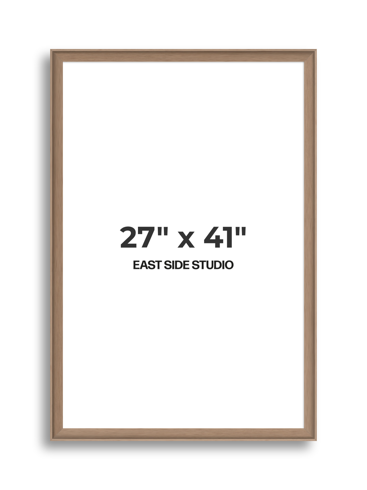 Oak 27" x 41" picture frame
