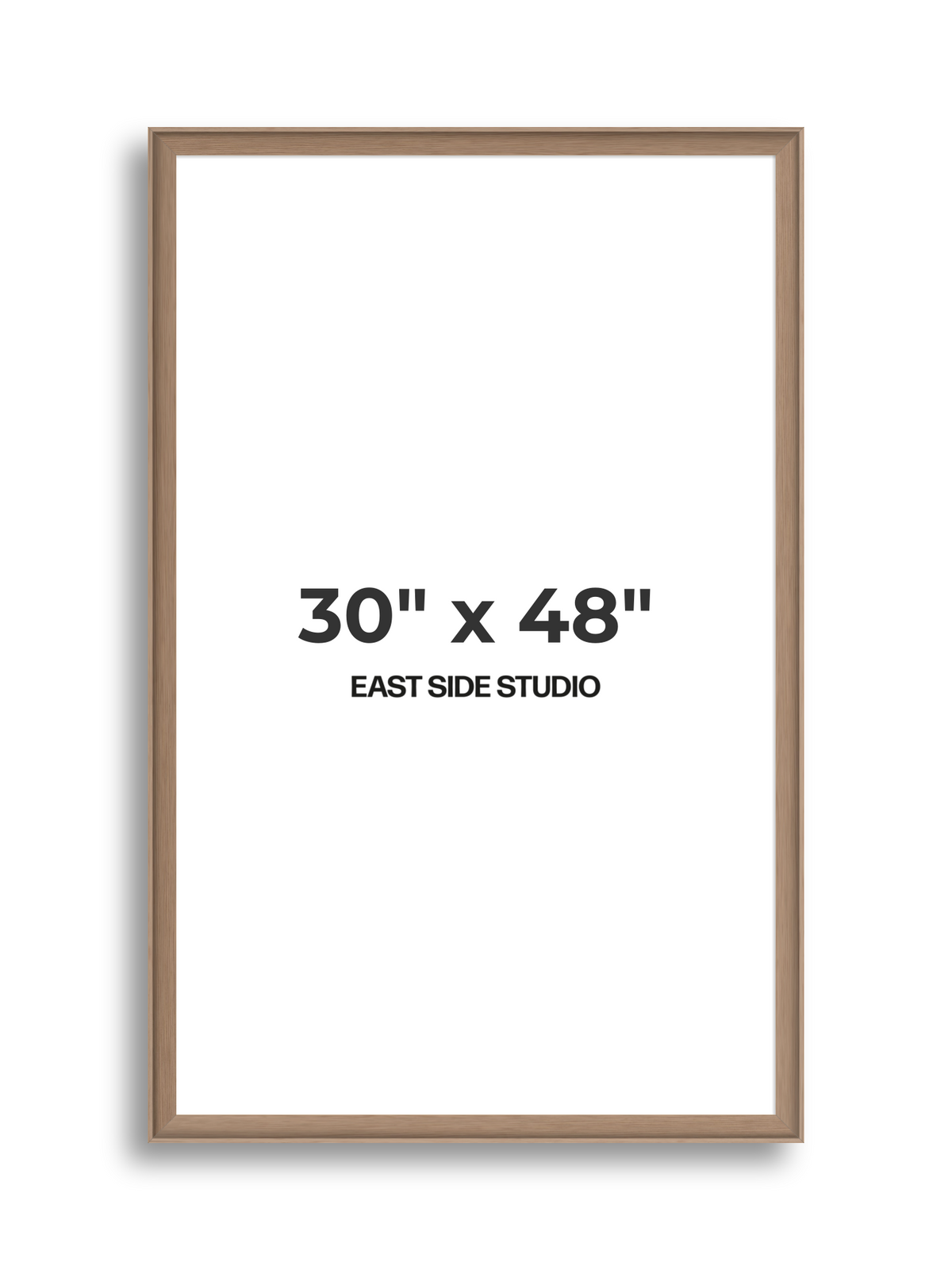 Oak 30" x 48" picture frame