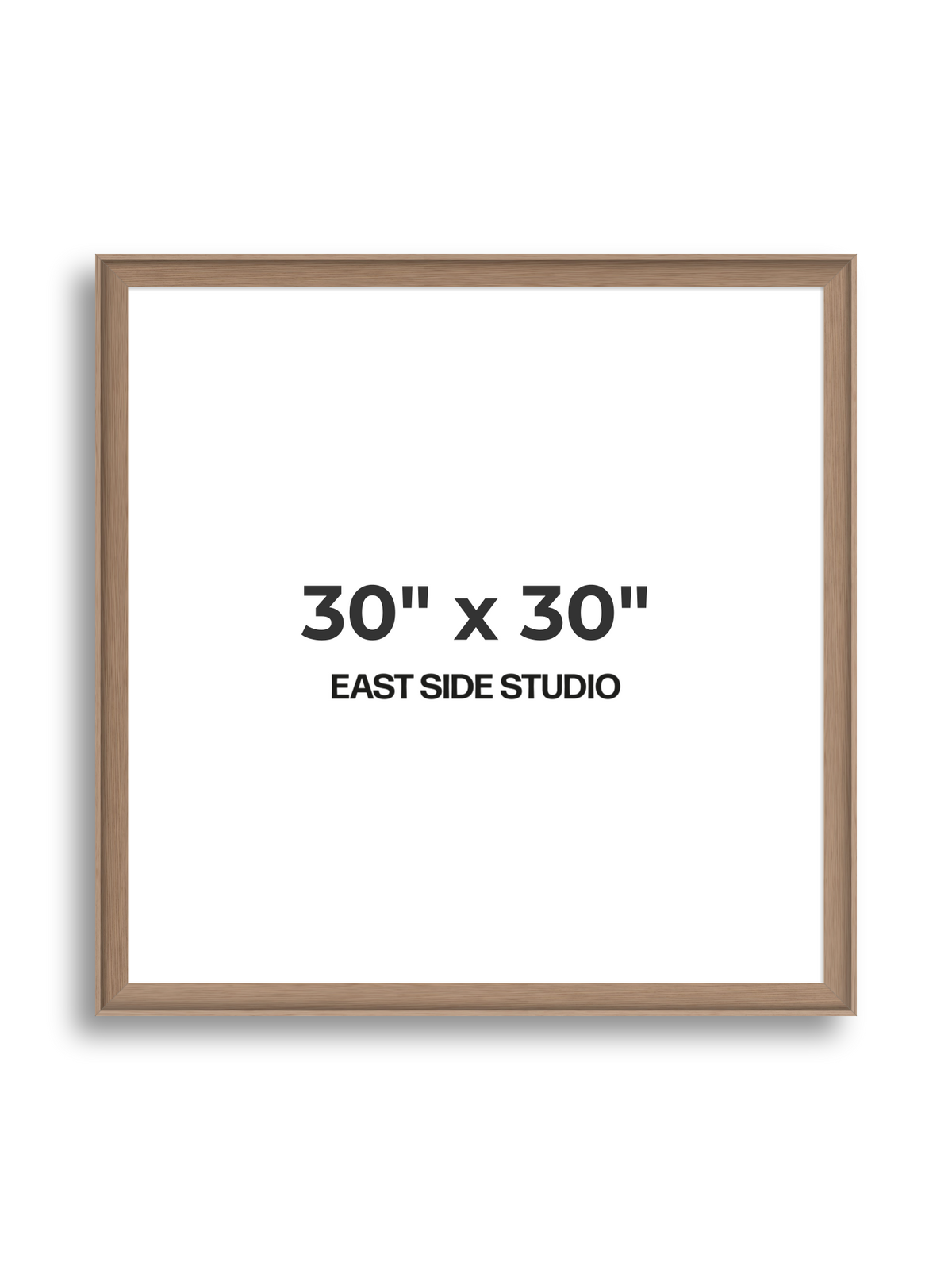 Oak 30" x 30" picture frame