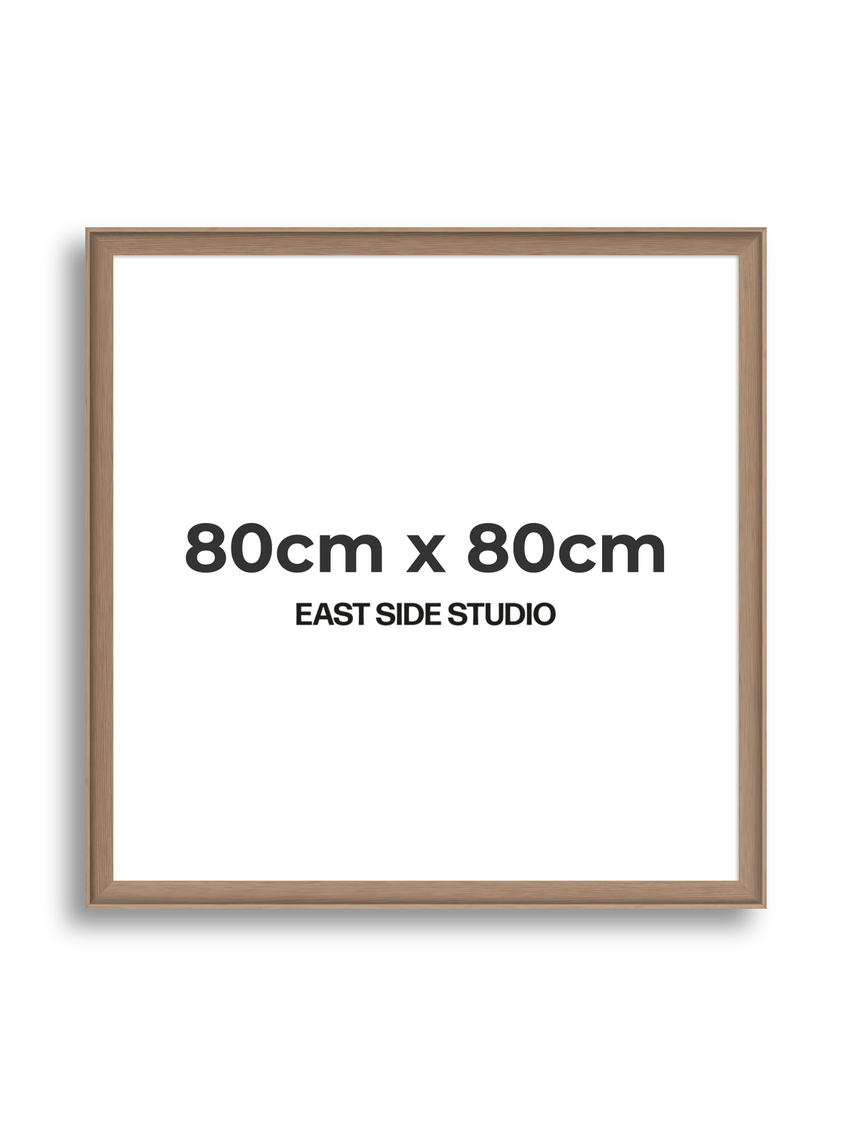 Oak 80cm x 80cm picture frame
