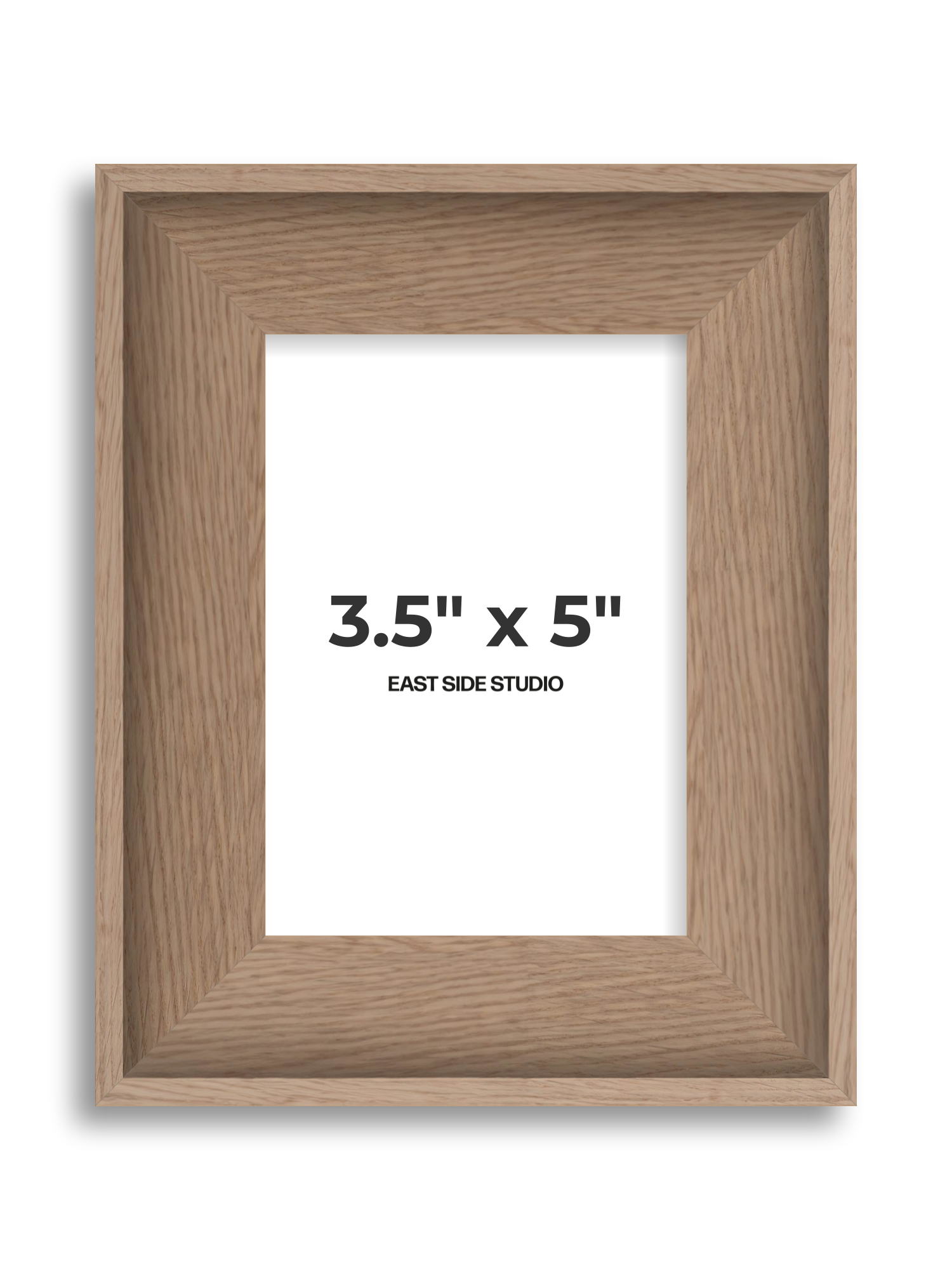 Oak 3.5" x 5" picture frame