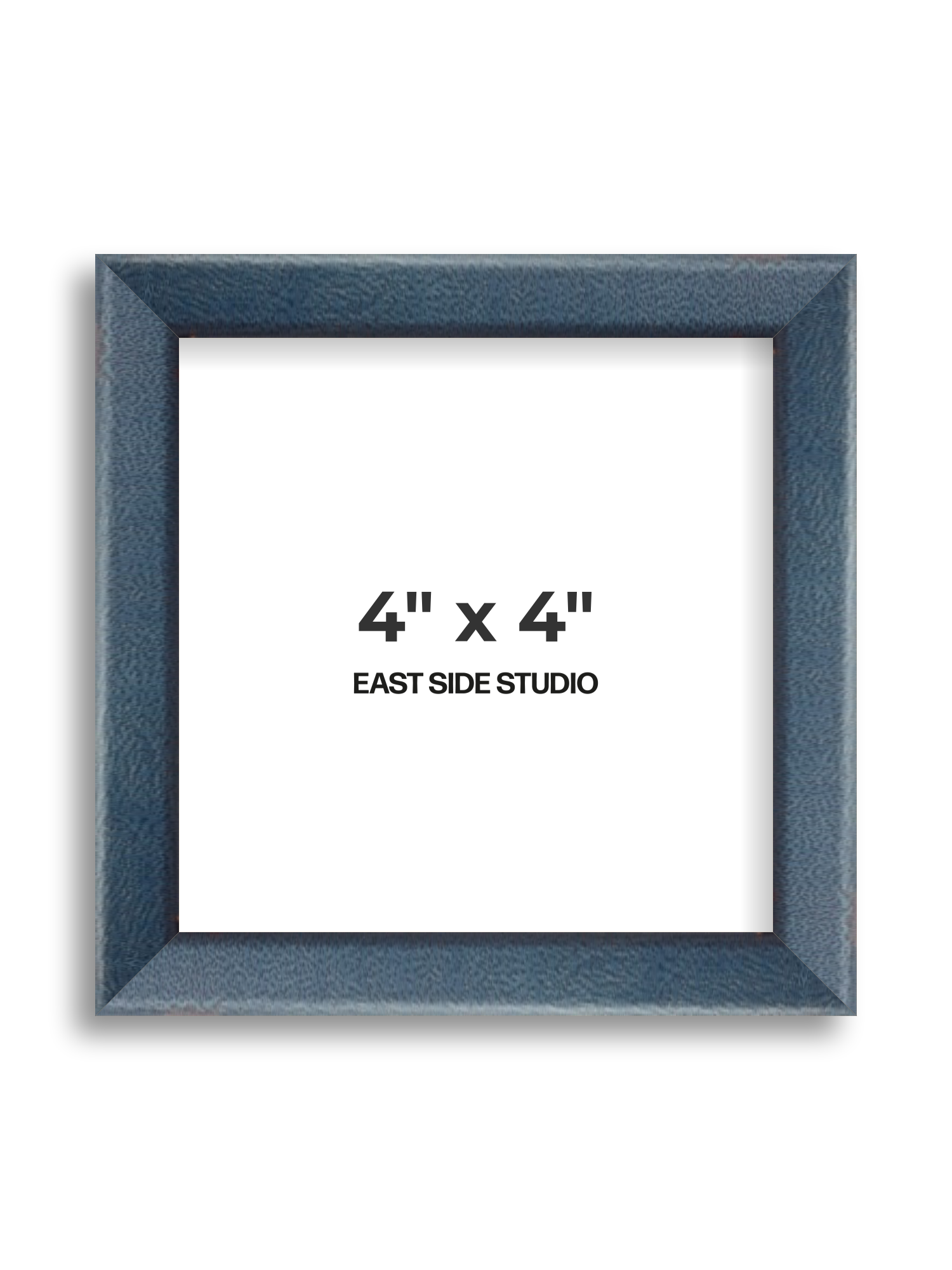 Glacier Blue Stain 4" x 4" picture frame