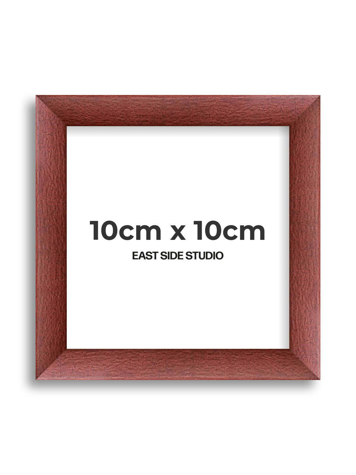 Burgundy 10cm x 10cm picture frame
