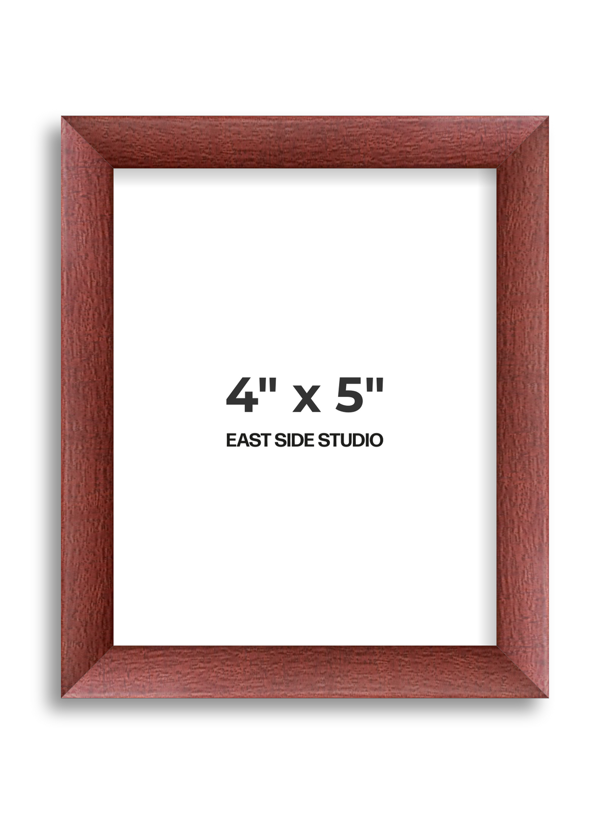 Burgundy 4" x 5" picture frame