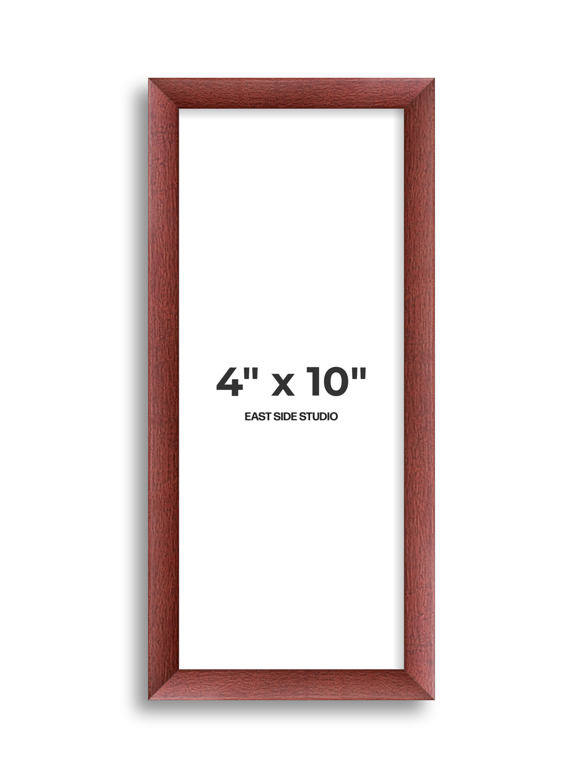 Burgundy 4" x 10" picture frame