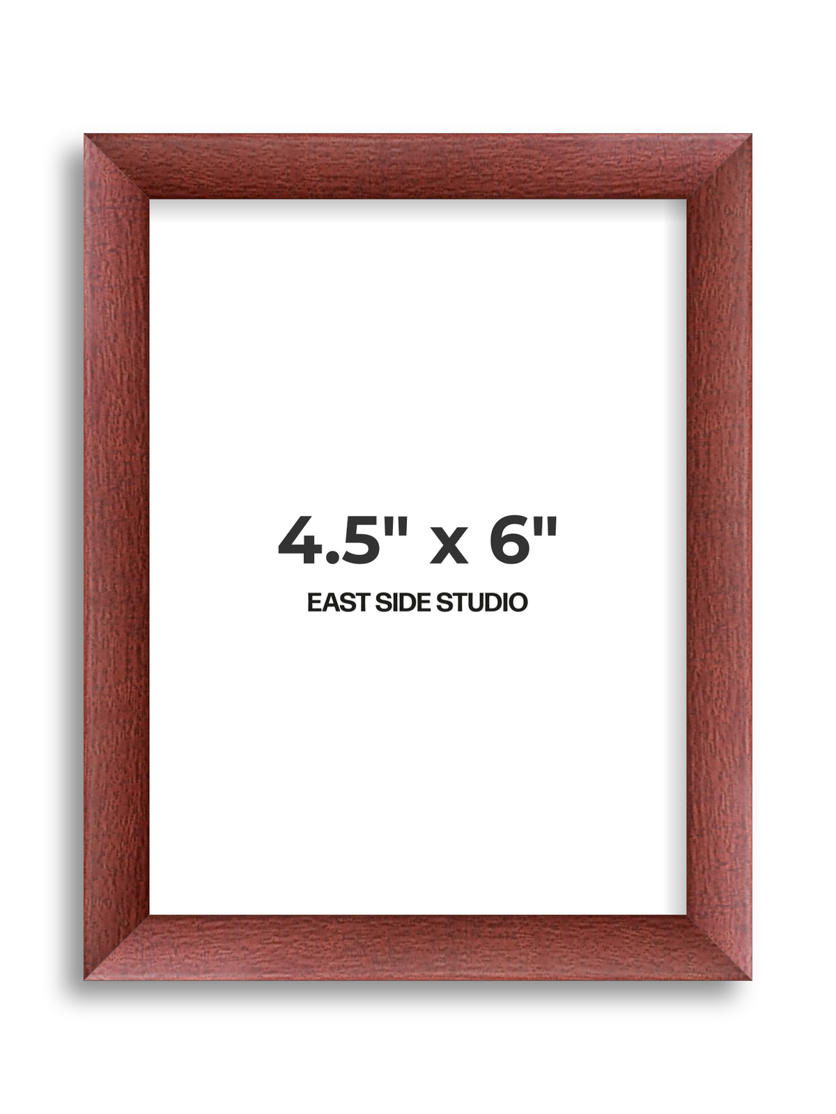 Burgundy 4.5" x 6" picture frame