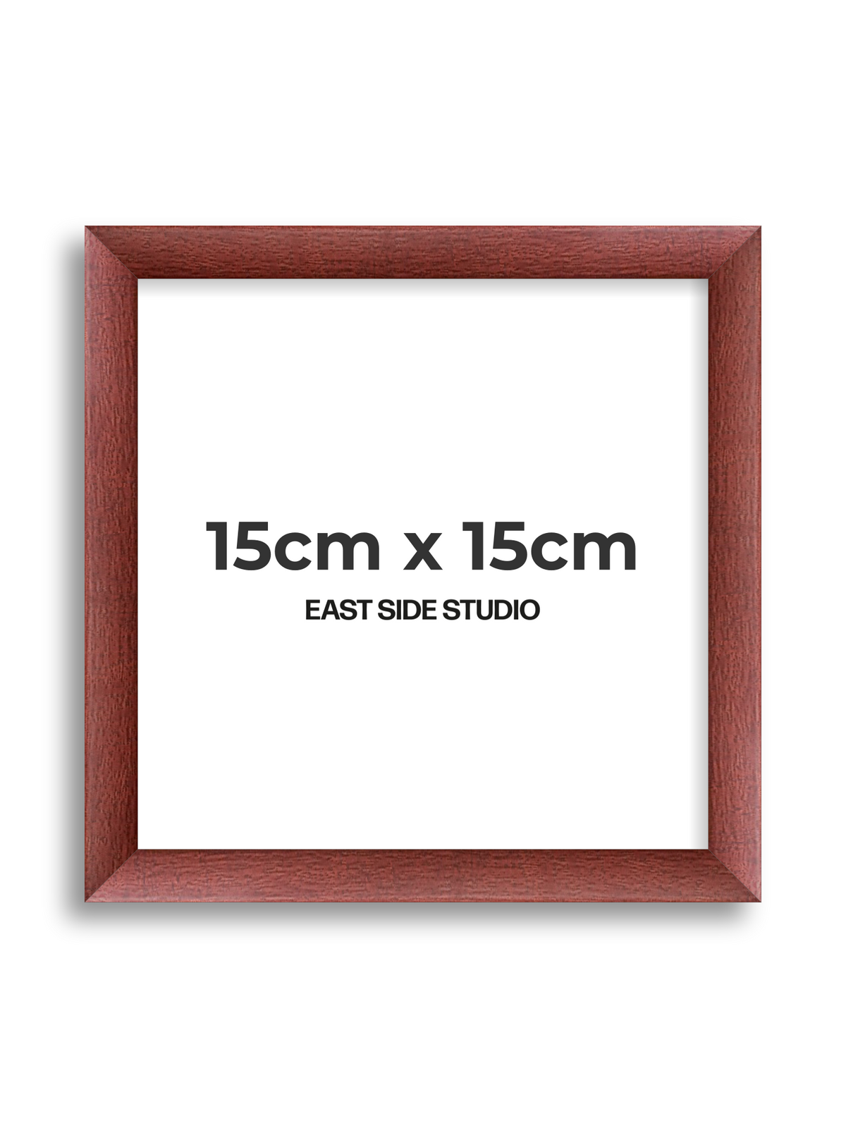Burgundy 15cm x 15cm picture frame