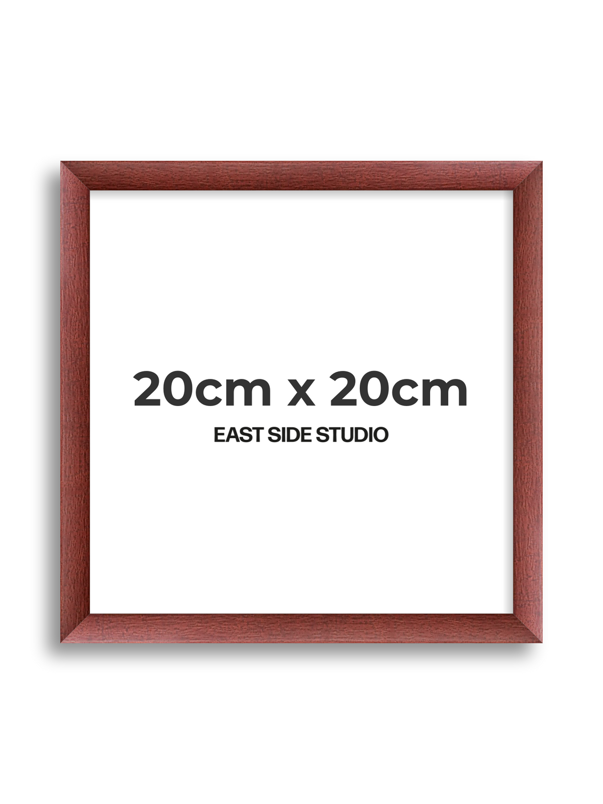 Burgundy 20cm x 20cm picture frame