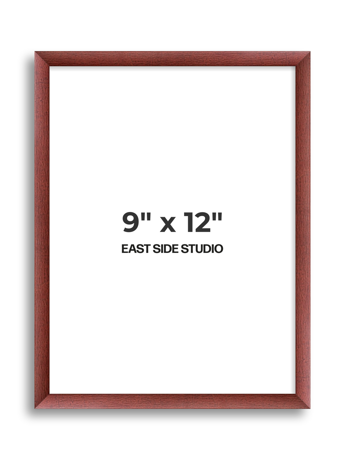 Burgundy 9" x 12" picture frame