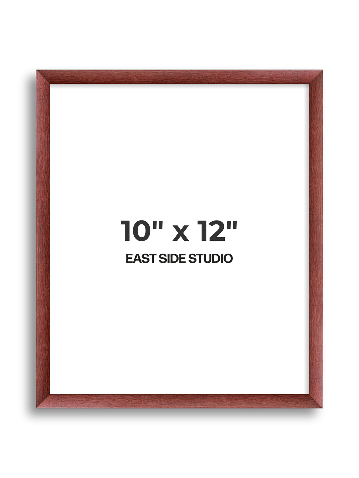 Burgundy 10" x 12" picture frame