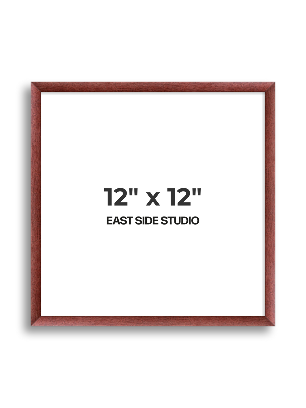 Burgundy 12" x 12" picture frame