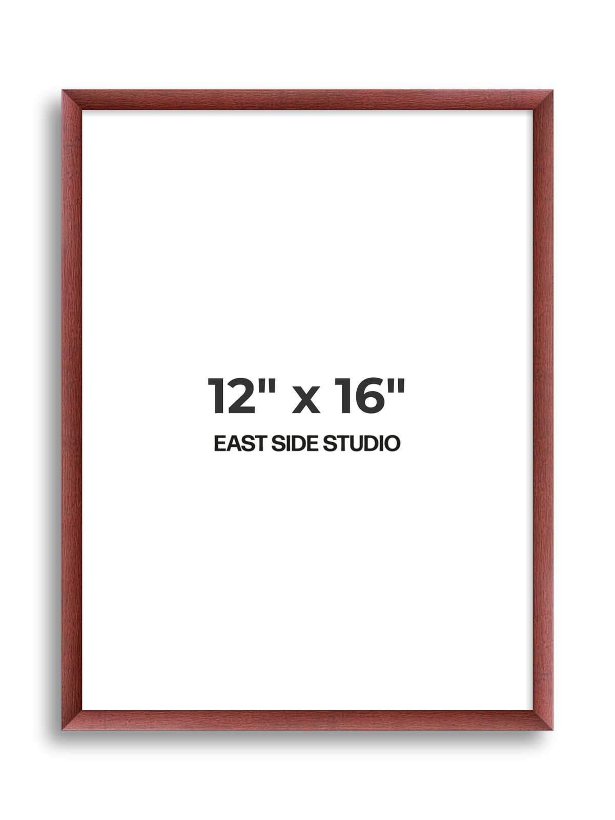 Burgundy 12" x 16" picture frame