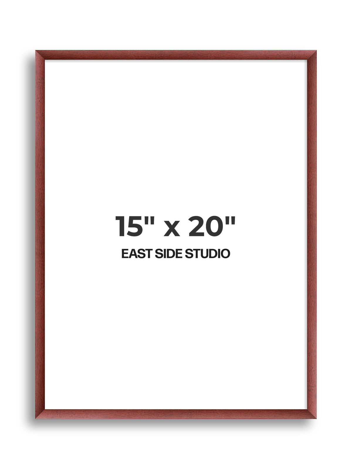 Burgundy 15" x 20" picture frame