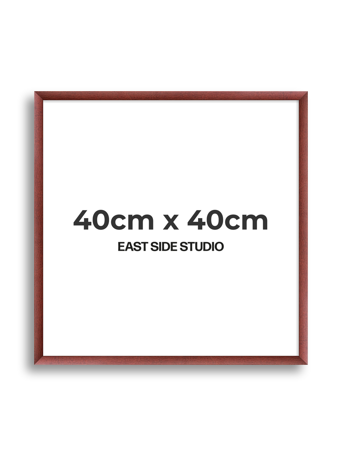 Burgundy 40cm x 40cm picture frame