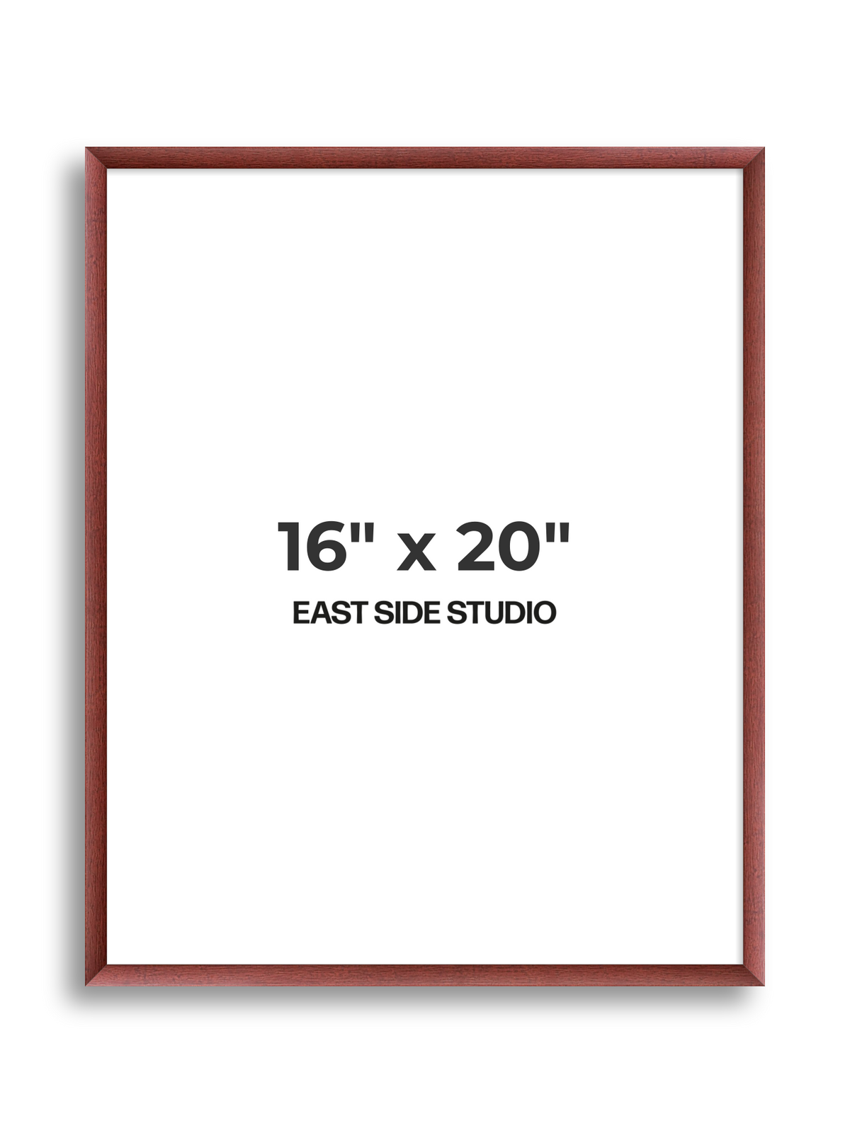 Burgundy 16" x 20" picture frame
