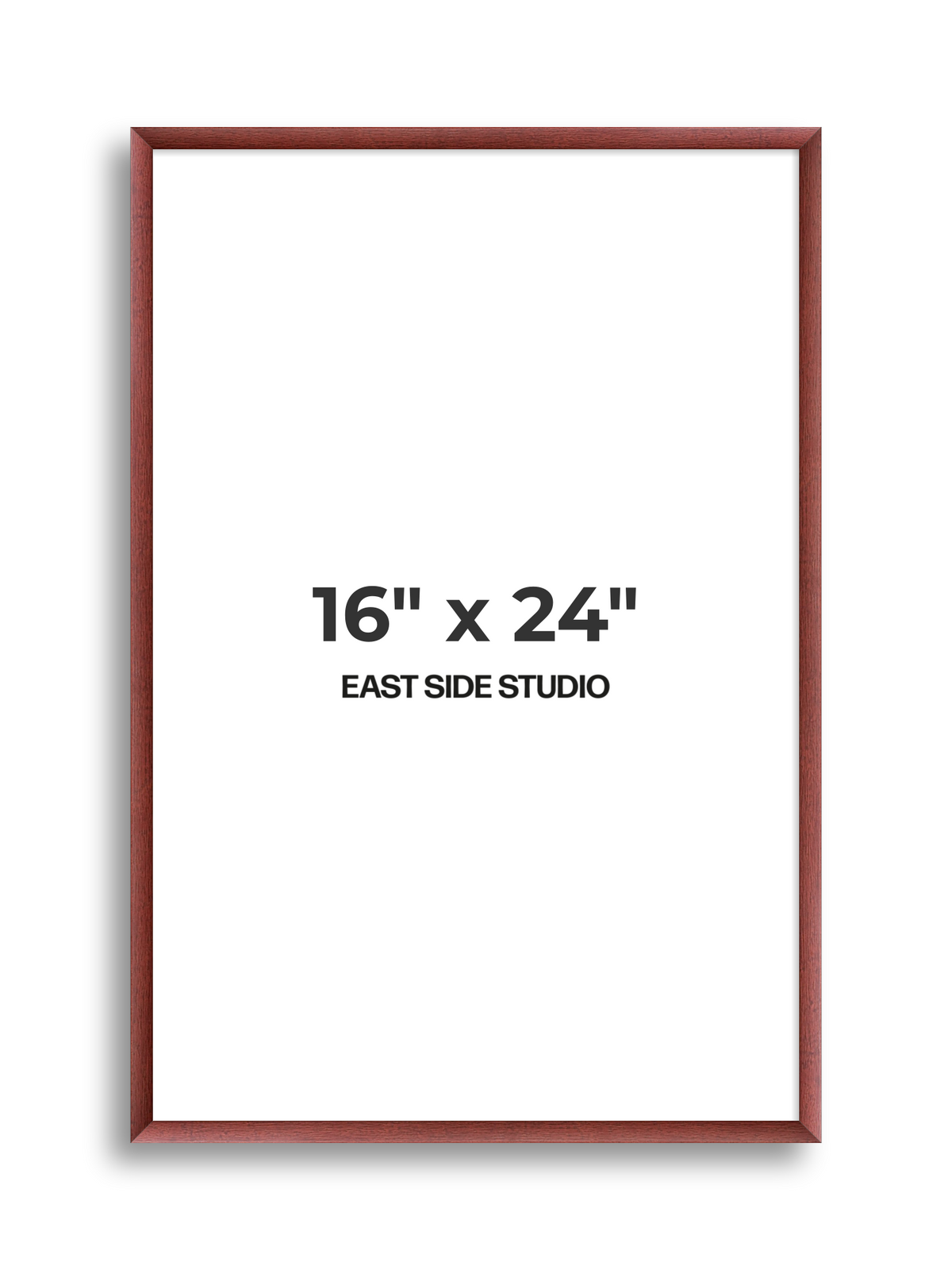 Burgundy 16" x 24" picture frame