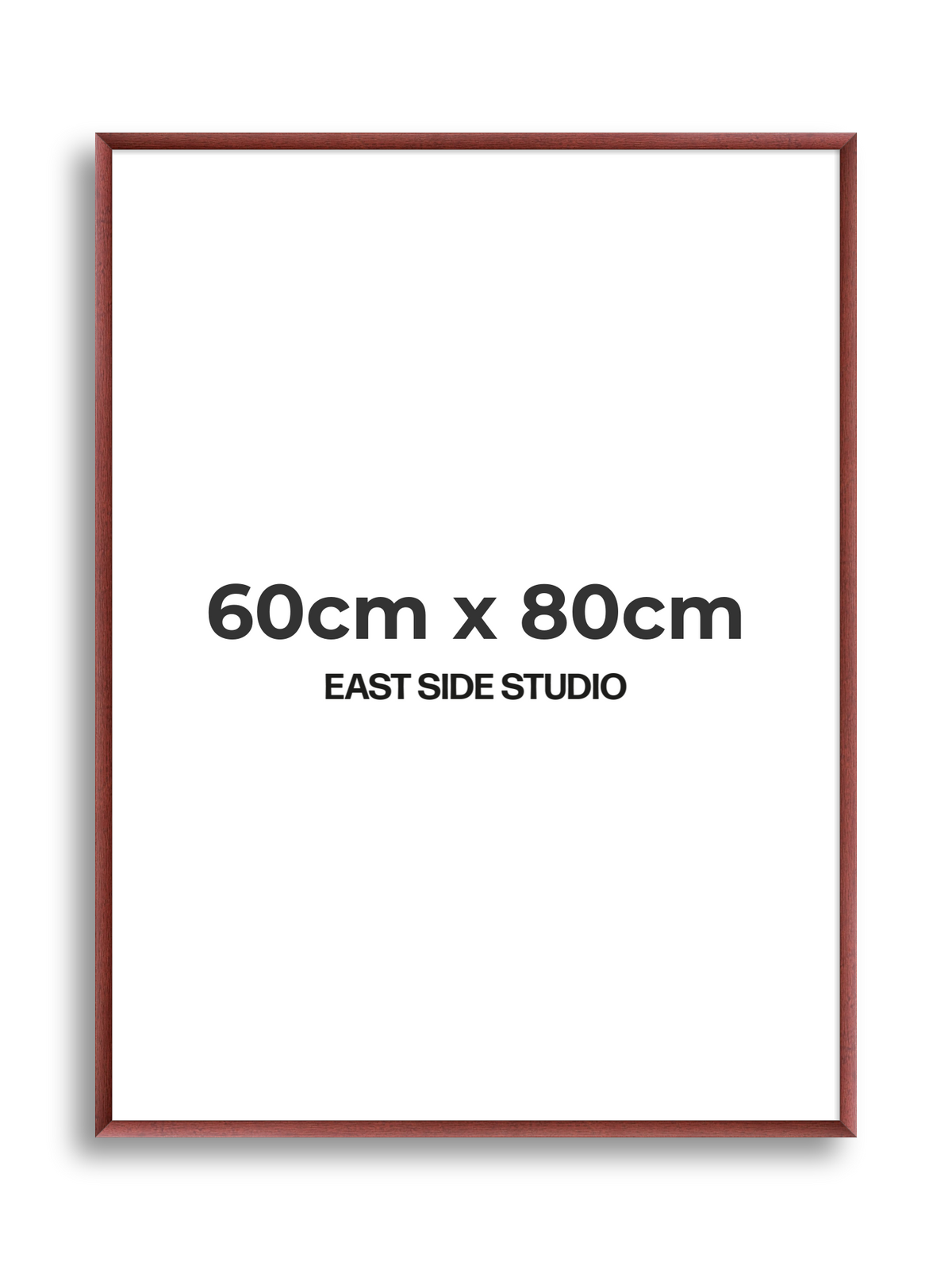 Burgundy 60cm x 80cm picture frame
