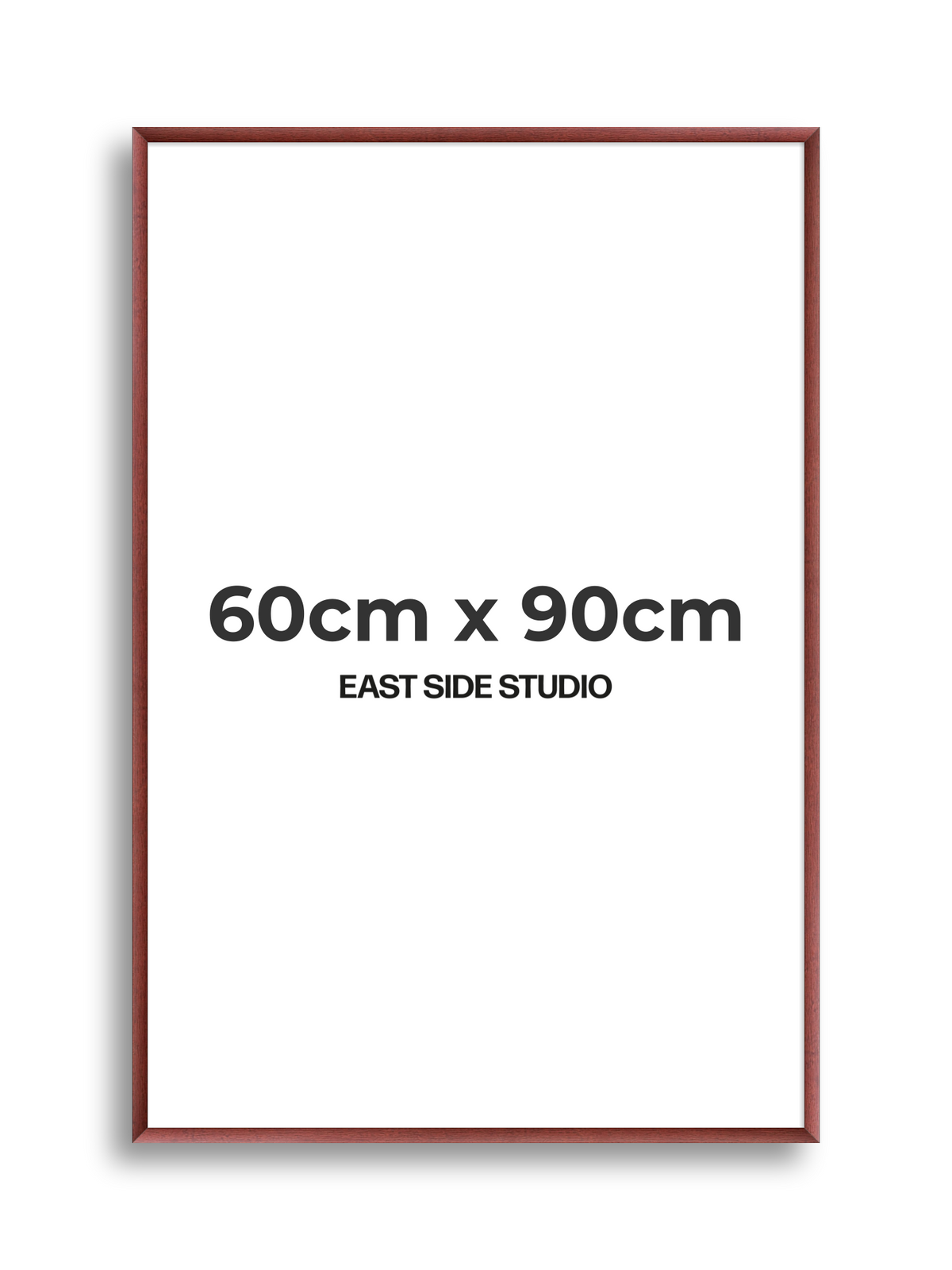 Burgundy 60cm x 90cm picture frame