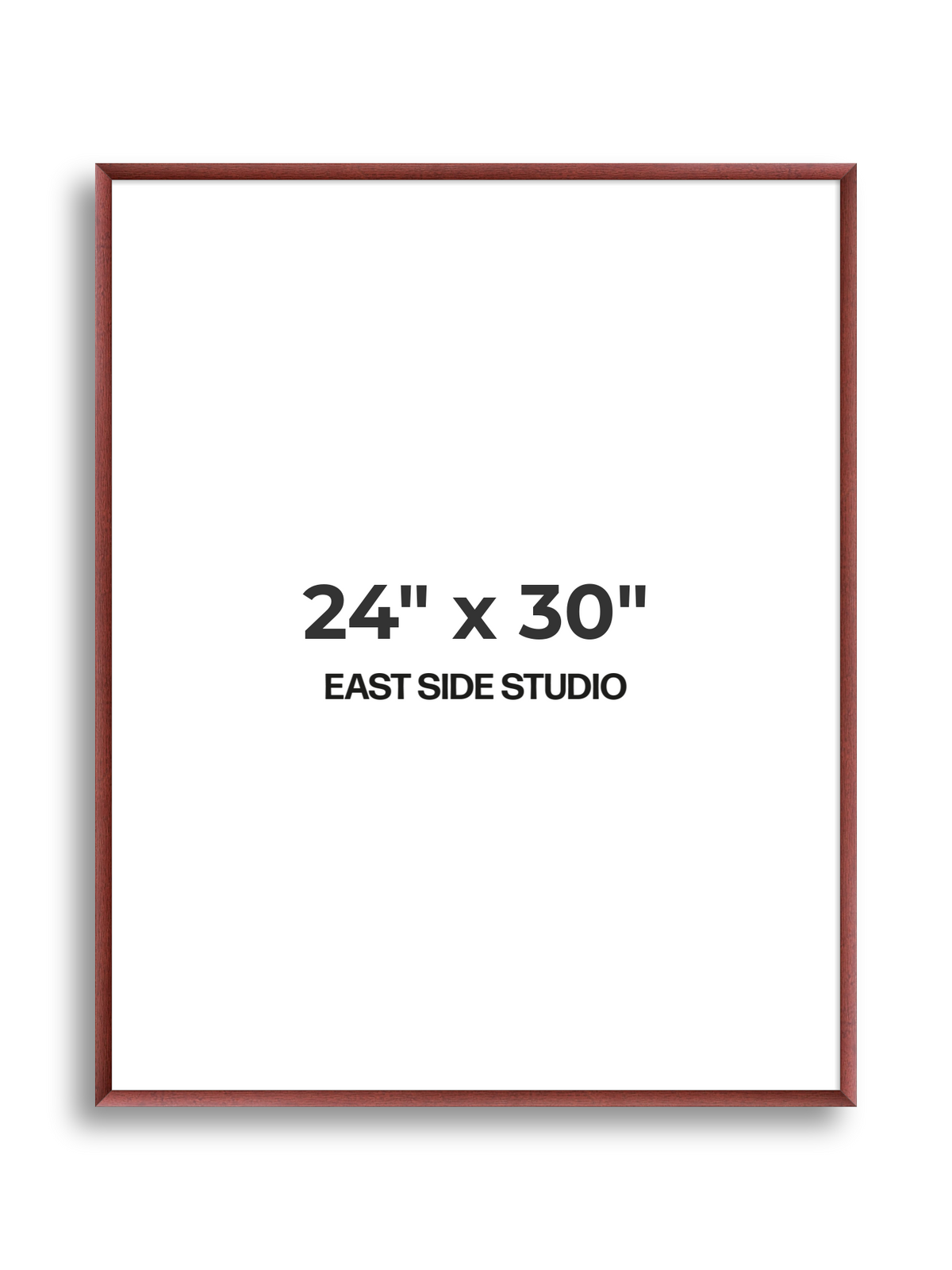 Burgundy 24" x 30" picture frame