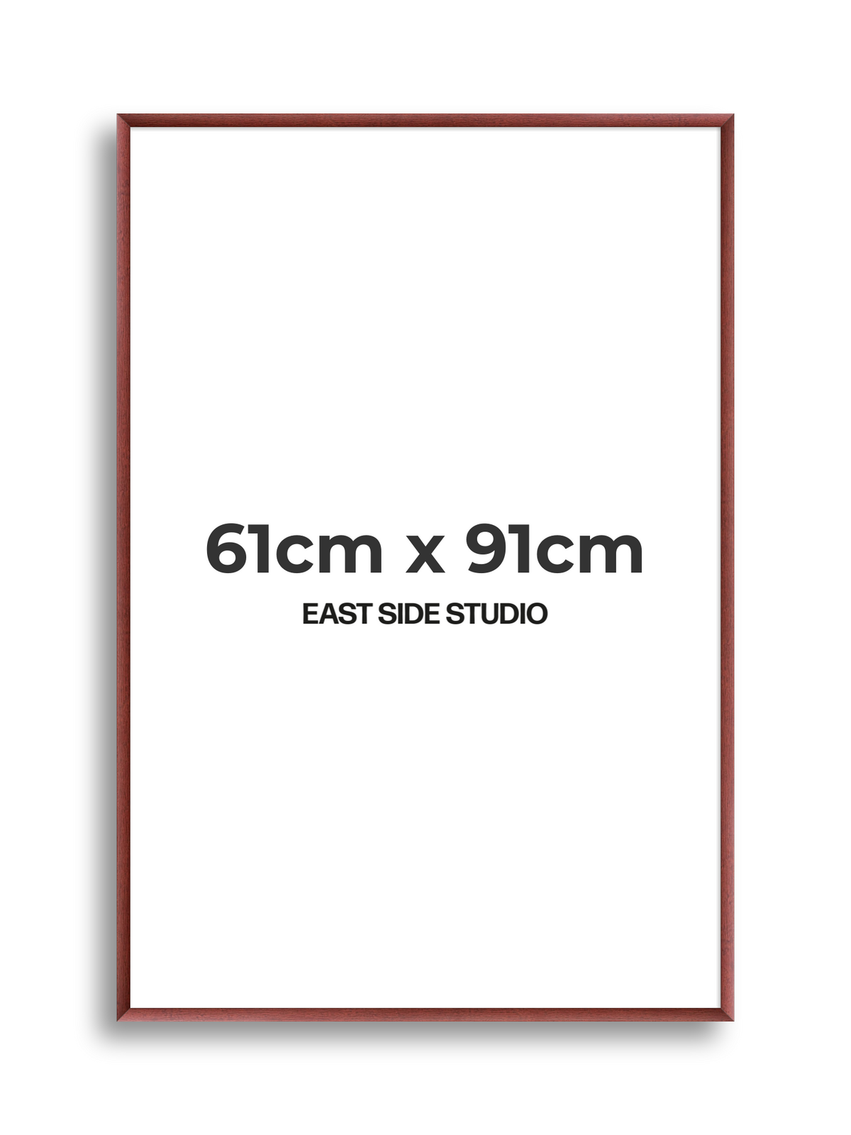 Burgundy 61cm x 91cm picture frame