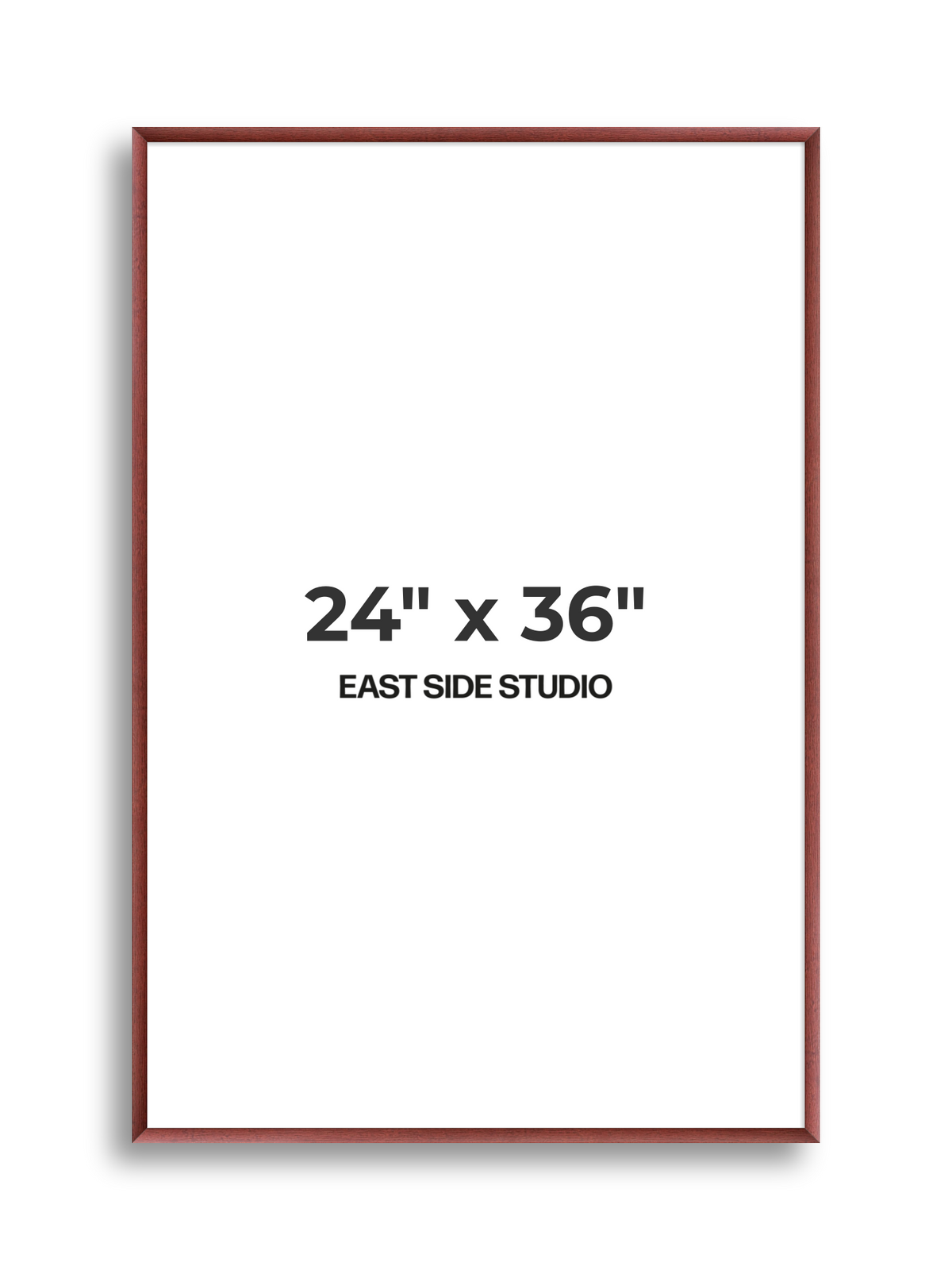 Burgundy 24" x 36" picture frame