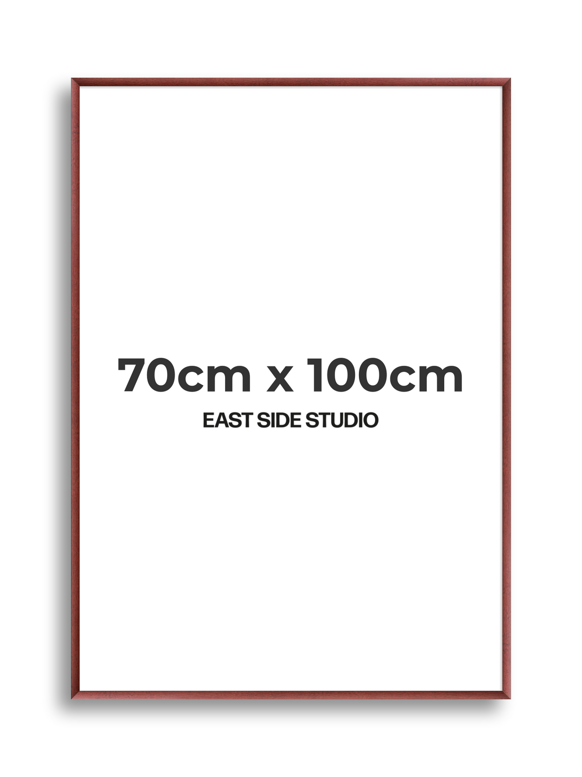 Burgundy 70cm x 100cm picture frame