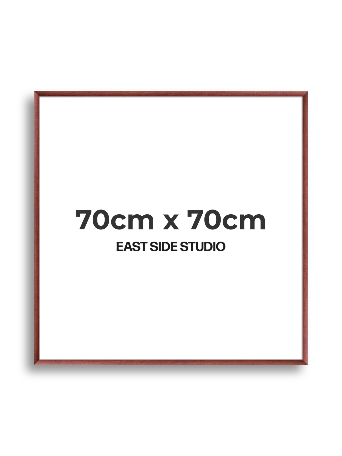 Burgundy 70cm x 70cm picture frame