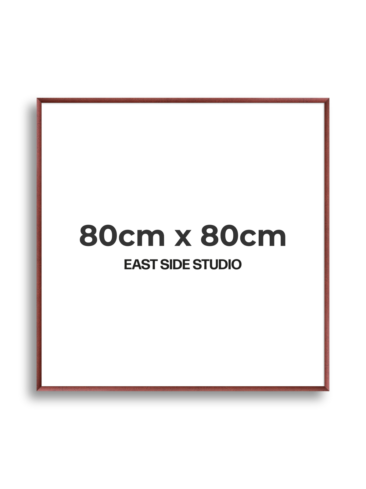 Burgundy 80cm x 80cm picture frame