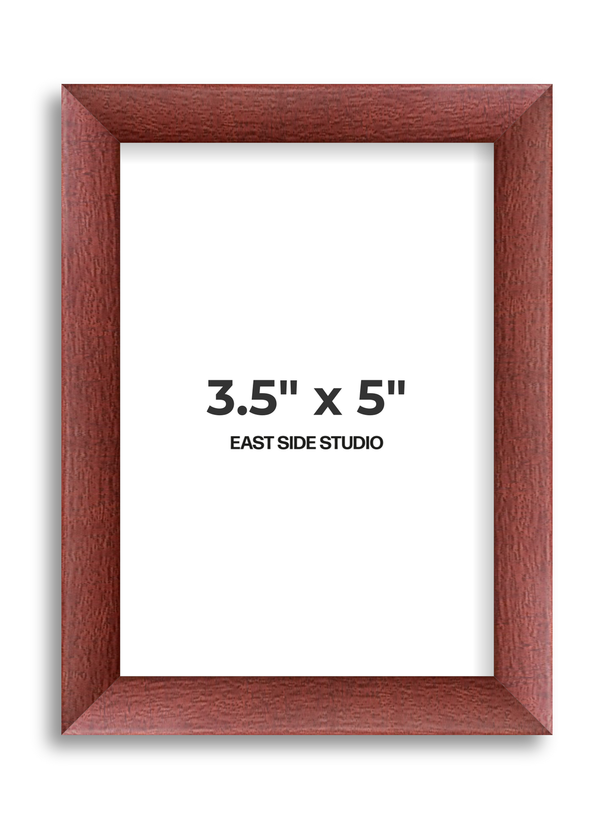 Burgundy 3.5" x 5" picture frame