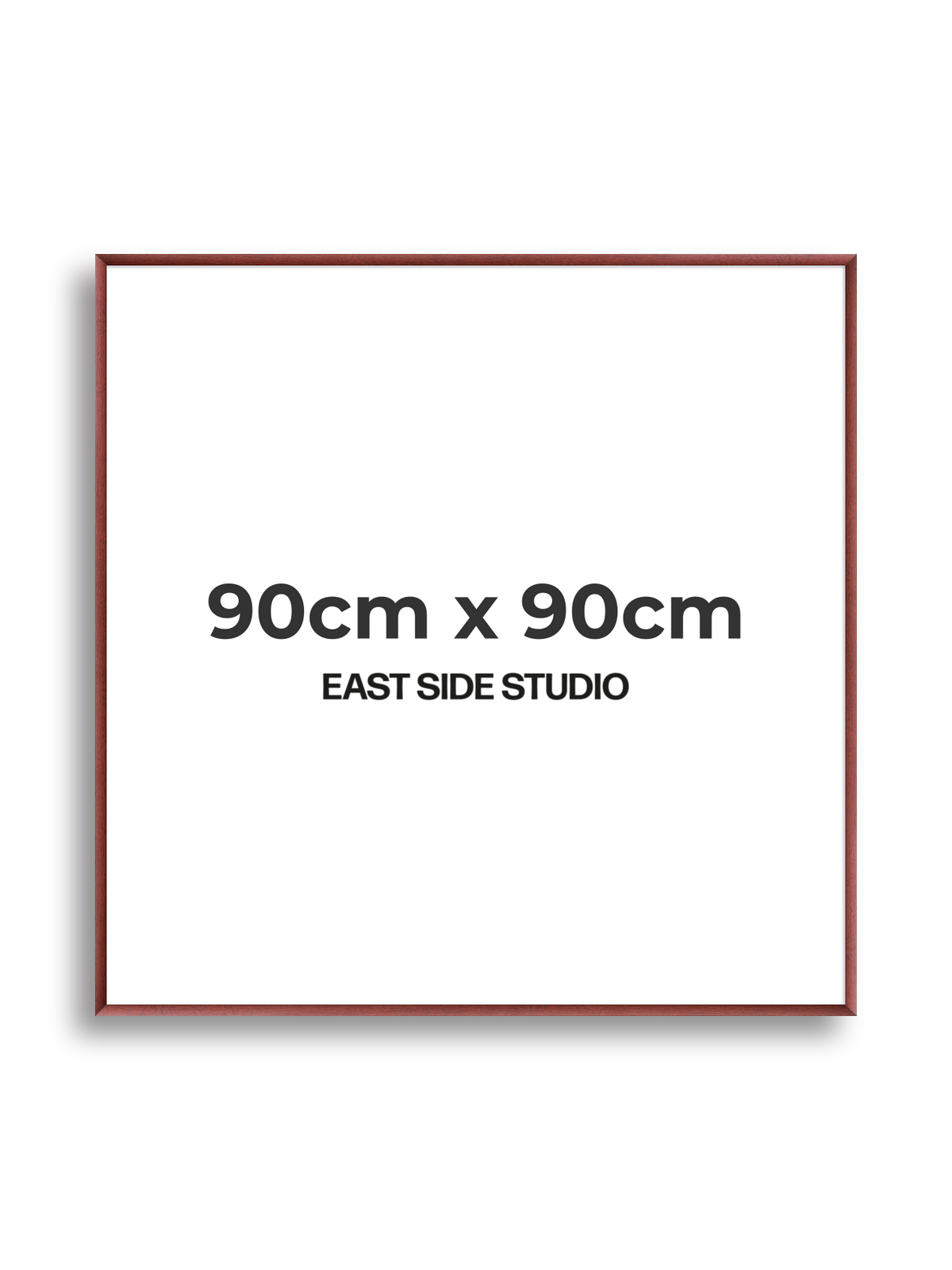 Burgundy 90cm x 90cm picture frame