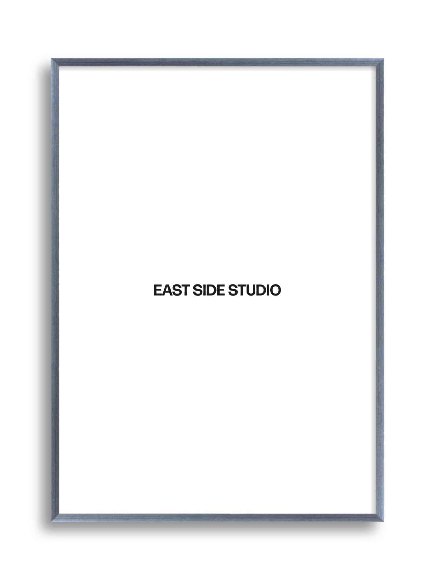 Steel Blue Stain picture frame