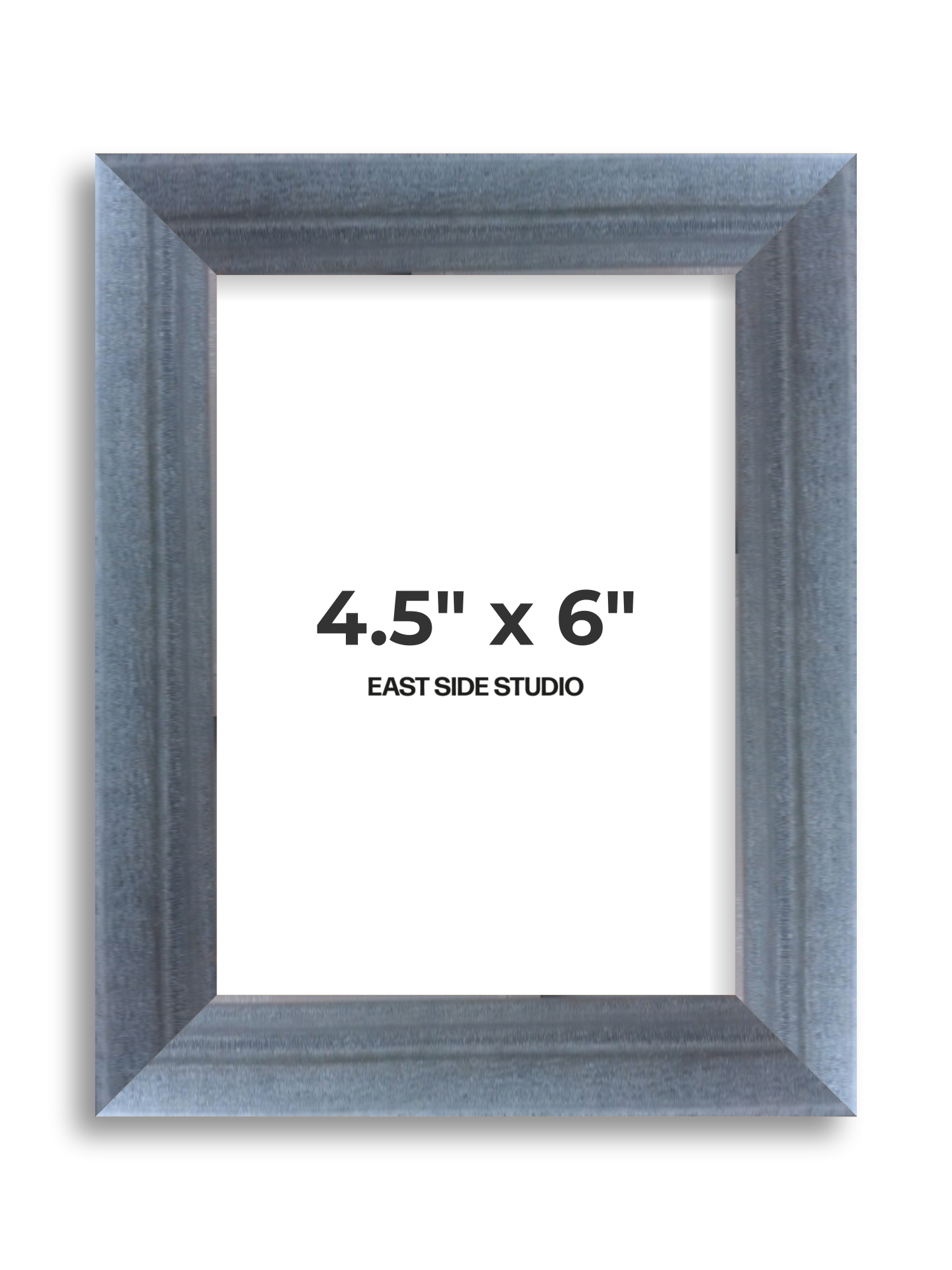 Steel Blue Stain 4.5" x 6" picture frame