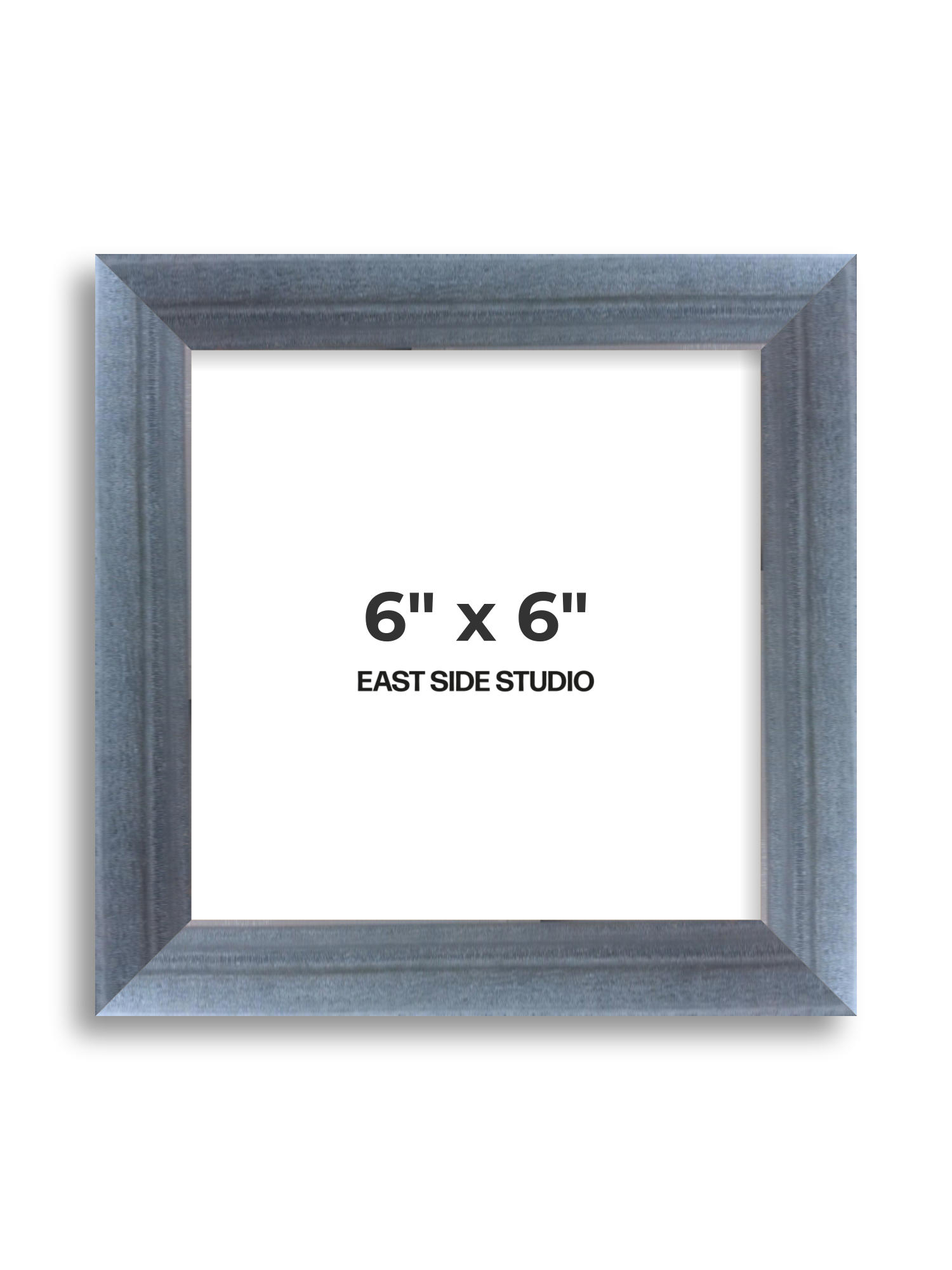 Steel Blue Stain 6" x 6" picture frame