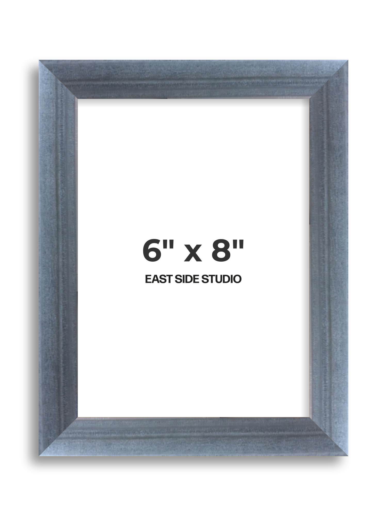 Steel Blue Stain 6" x 8" picture frame