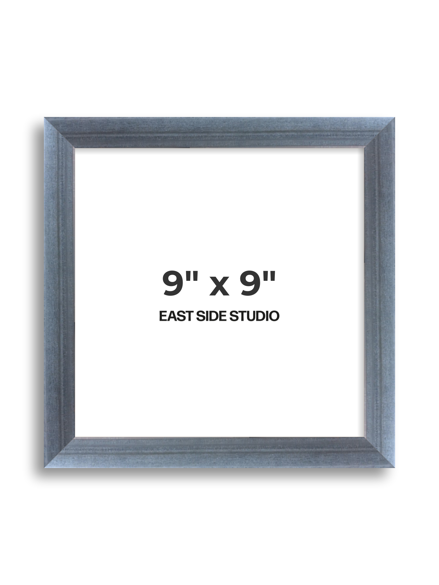 Steel Blue Stain 9" x 9" picture frame