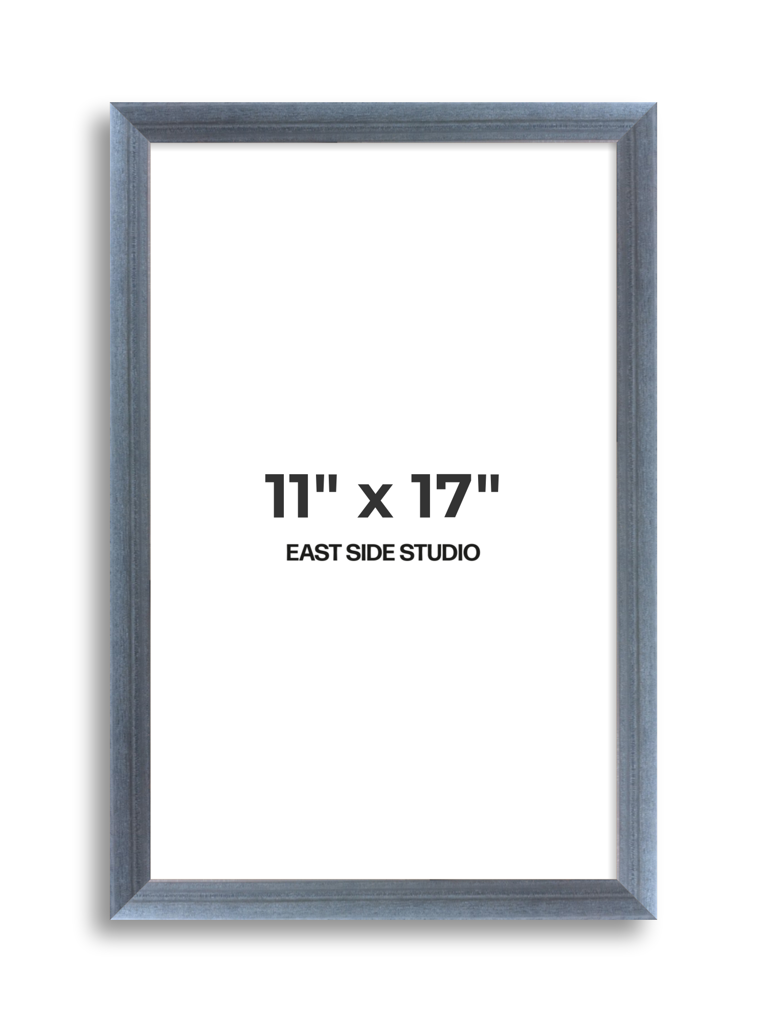 Steel Blue Stain 11" x 17" picture frame