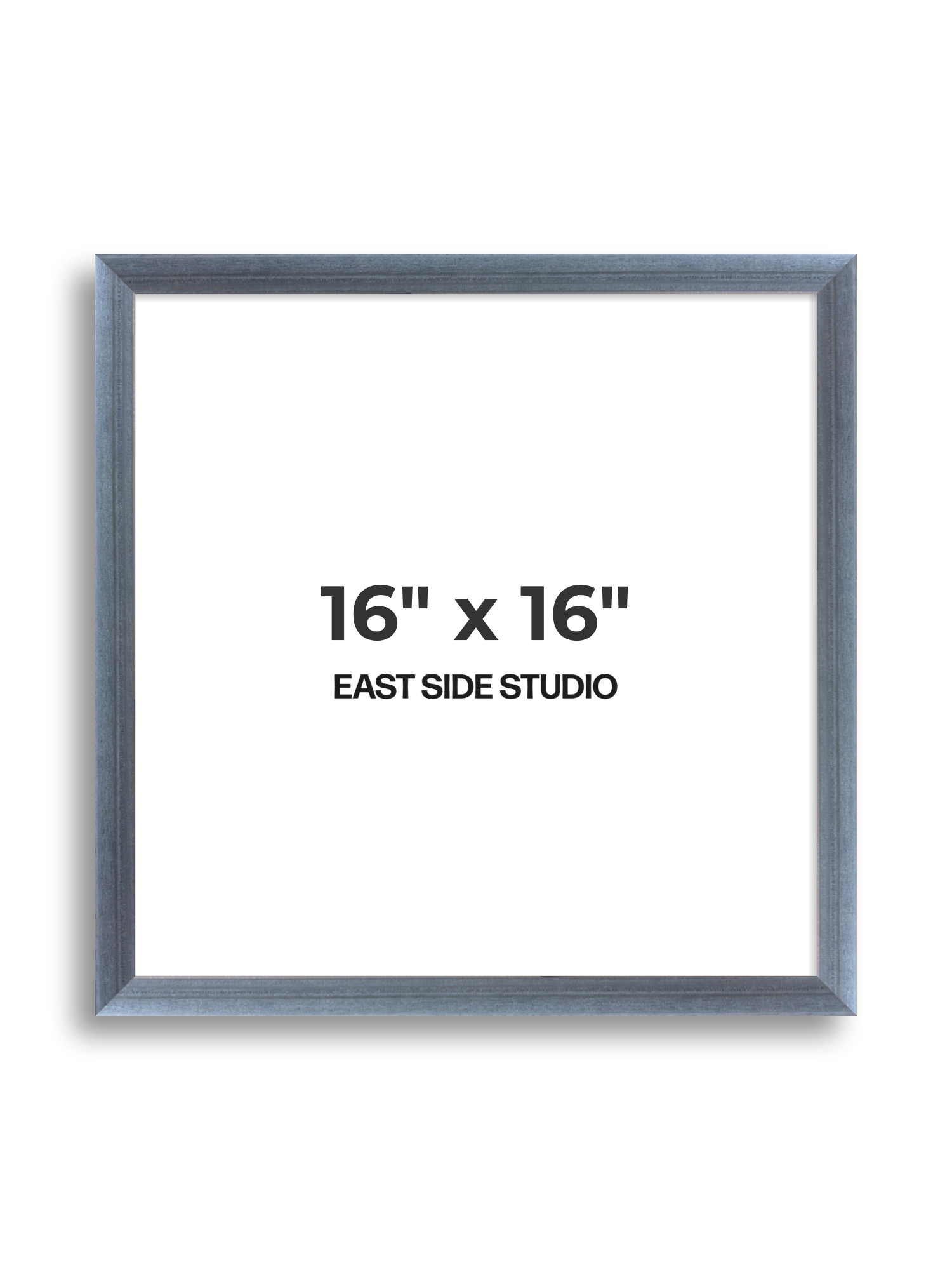 Steel Blue Stain 16" x 16" picture frame
