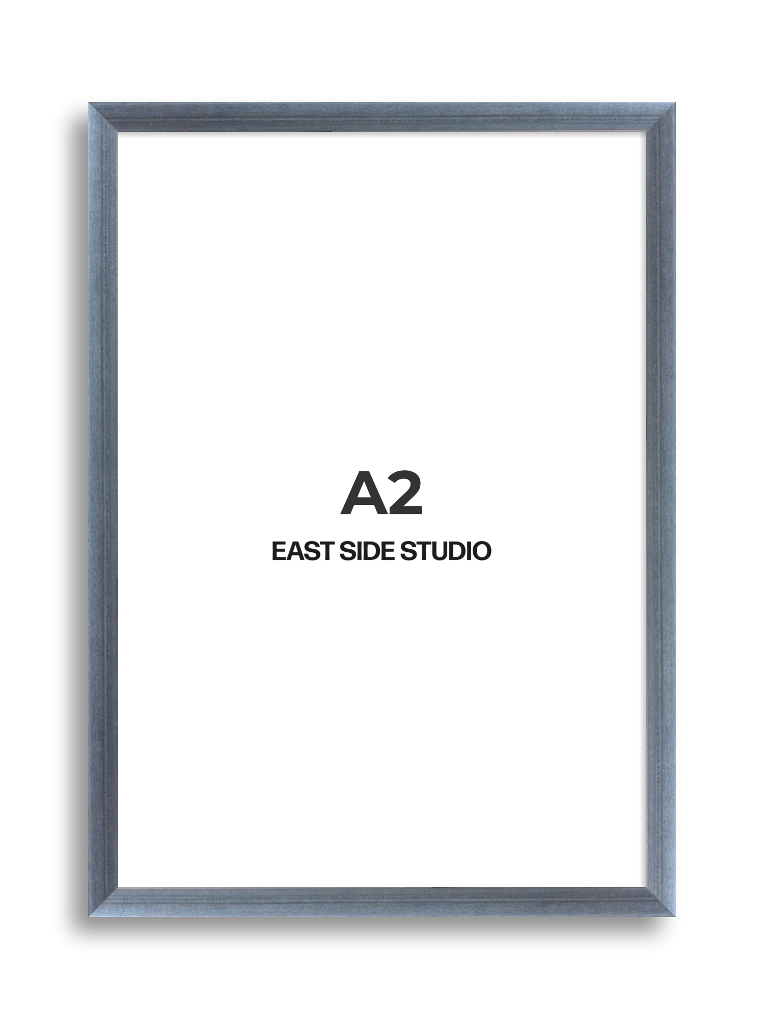 Steel Blue Stain A2 picture frame