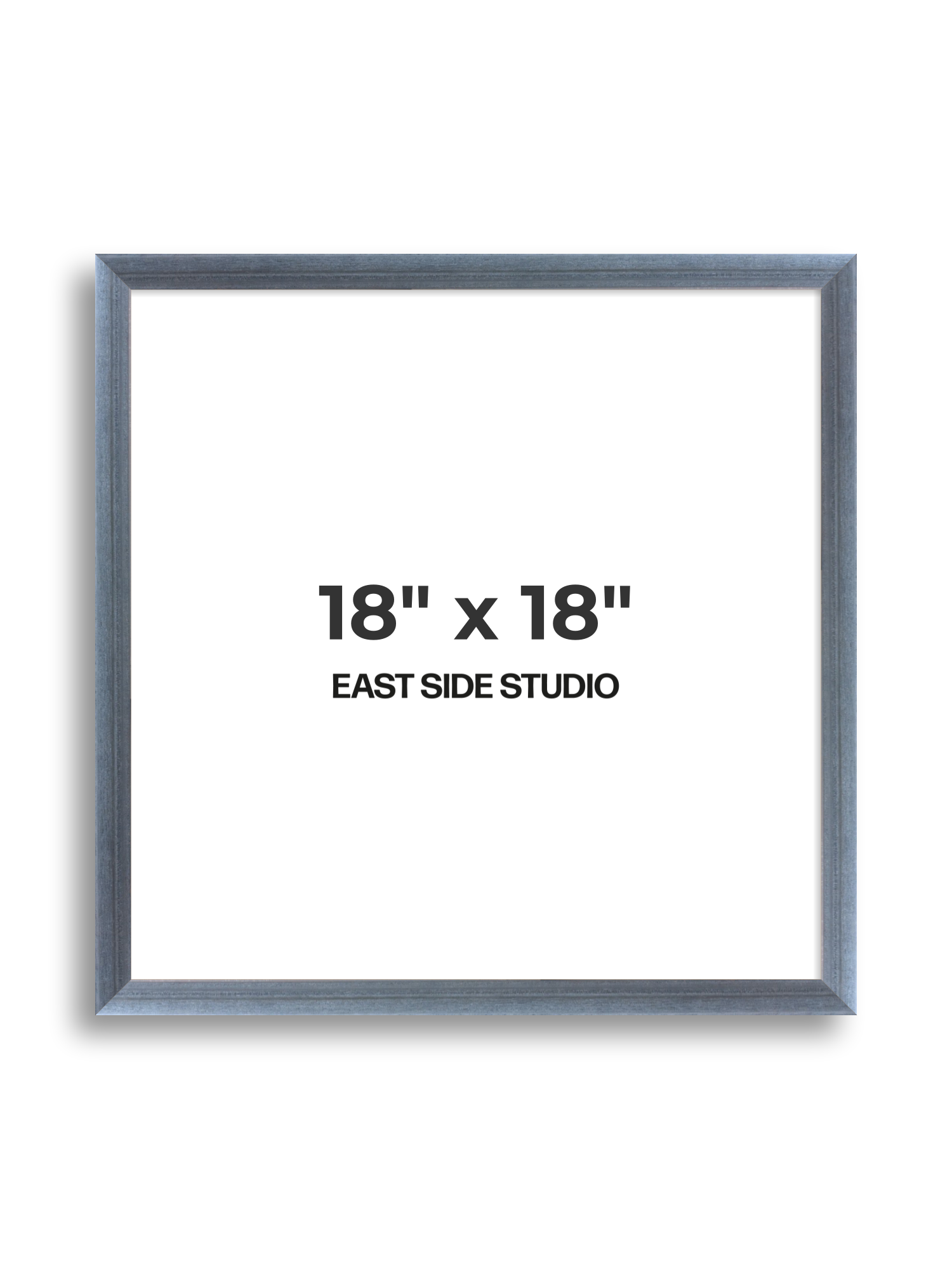 Steel Blue Stain 18" x 18" picture frame