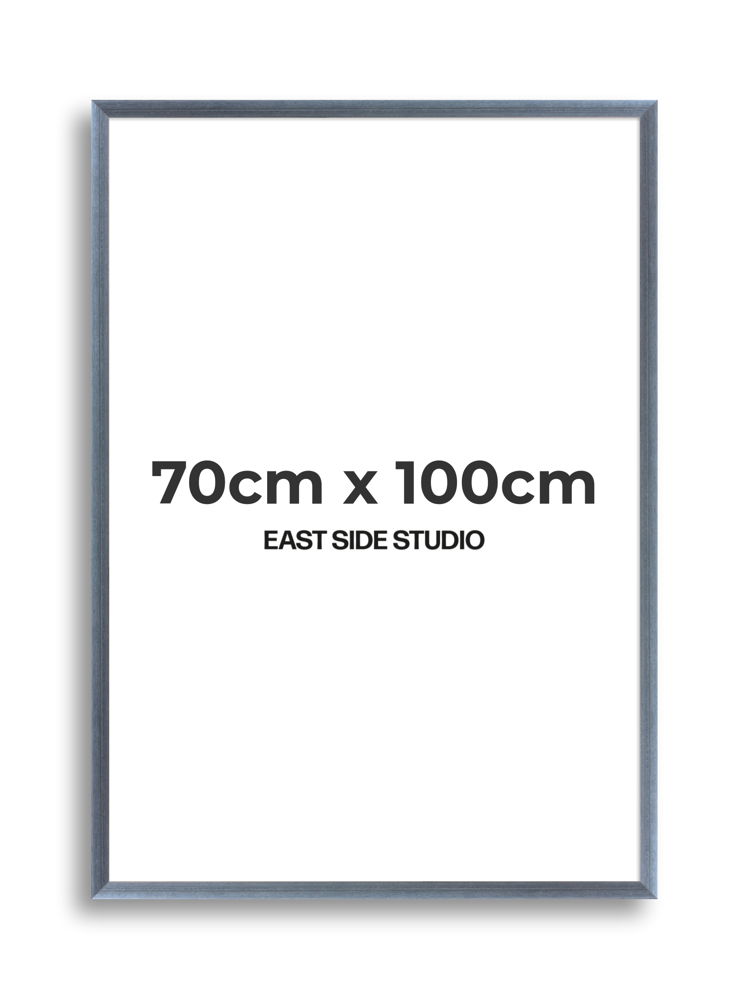 Steel Blue Stain 70cm x 100cm picture frame
