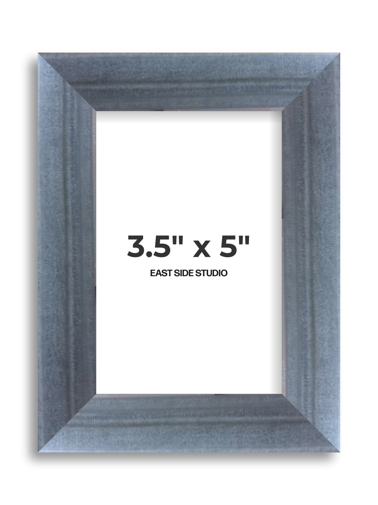 Steel Blue Stain 3.5" x 5" picture frame