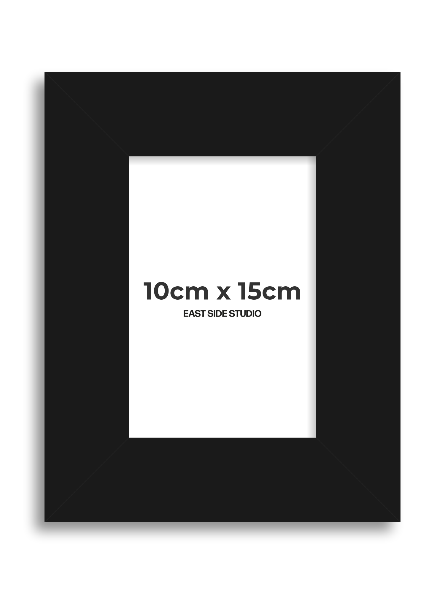 Black Stain 10cm x 15cm picture frame
