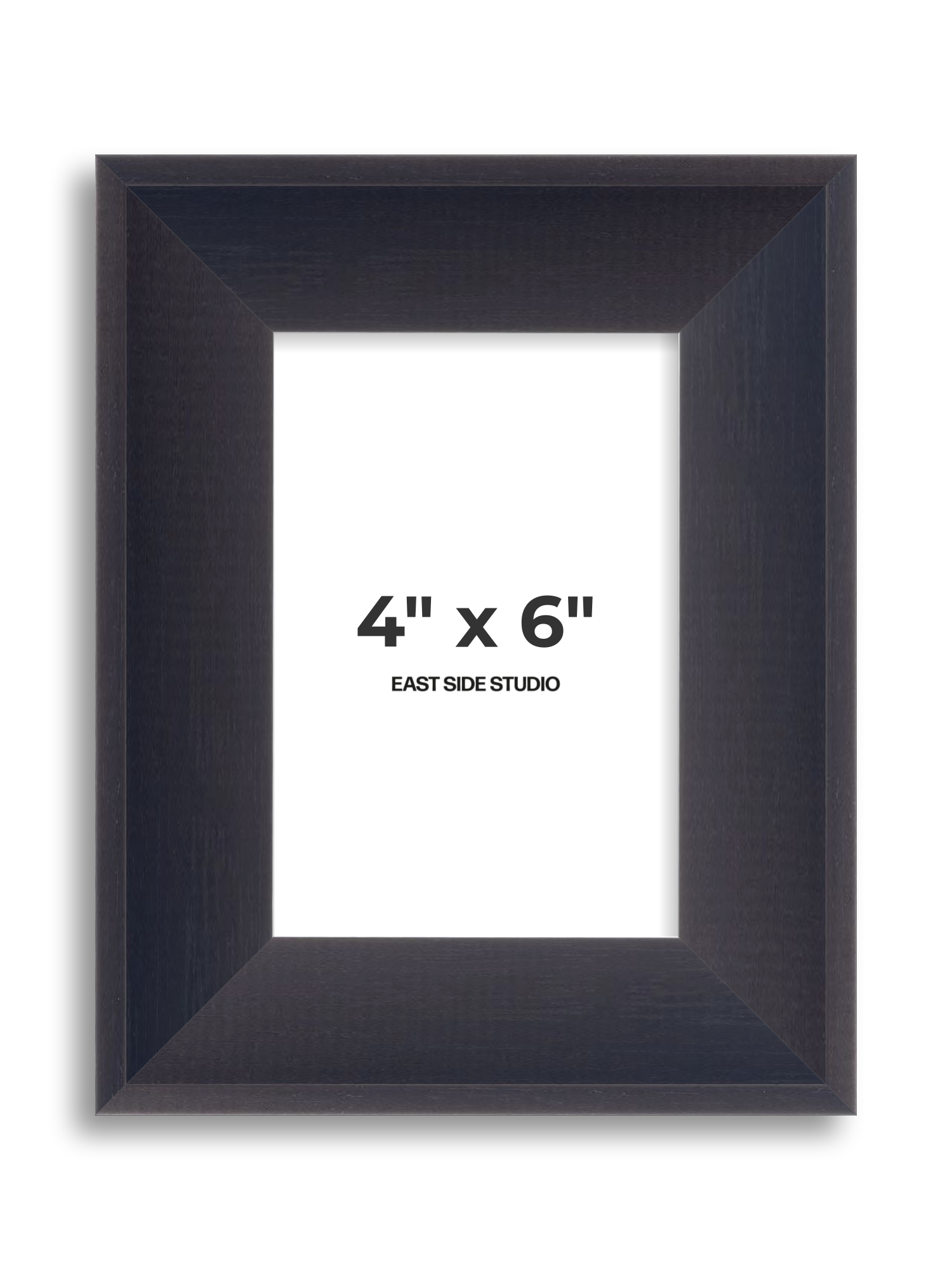 Black Stain 4" x 6" picture frame
