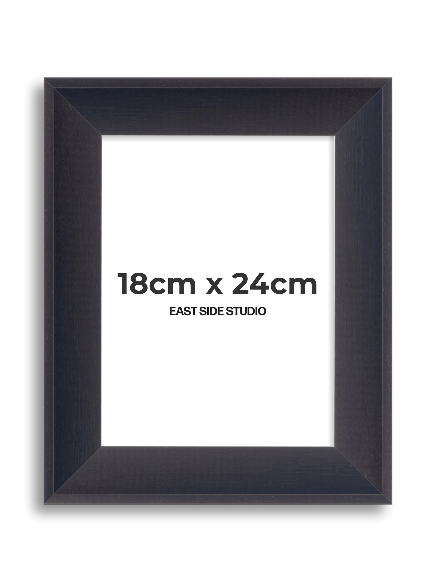 Black Stain 18cm x 24cm picture frame