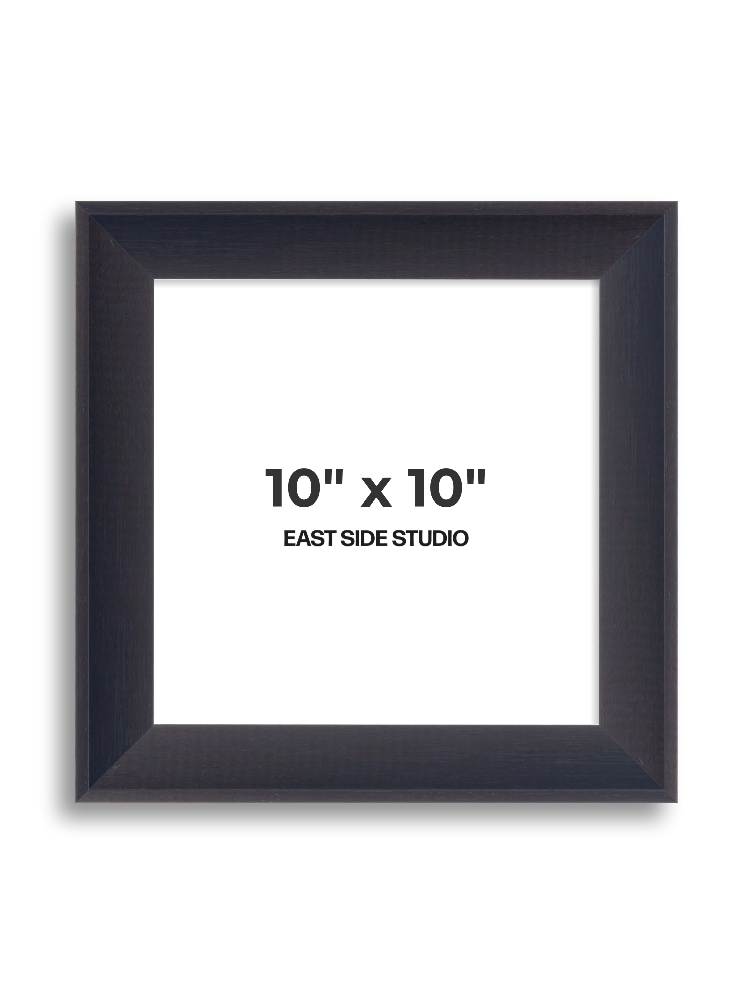 Black Stain 10" x 10" picture frame