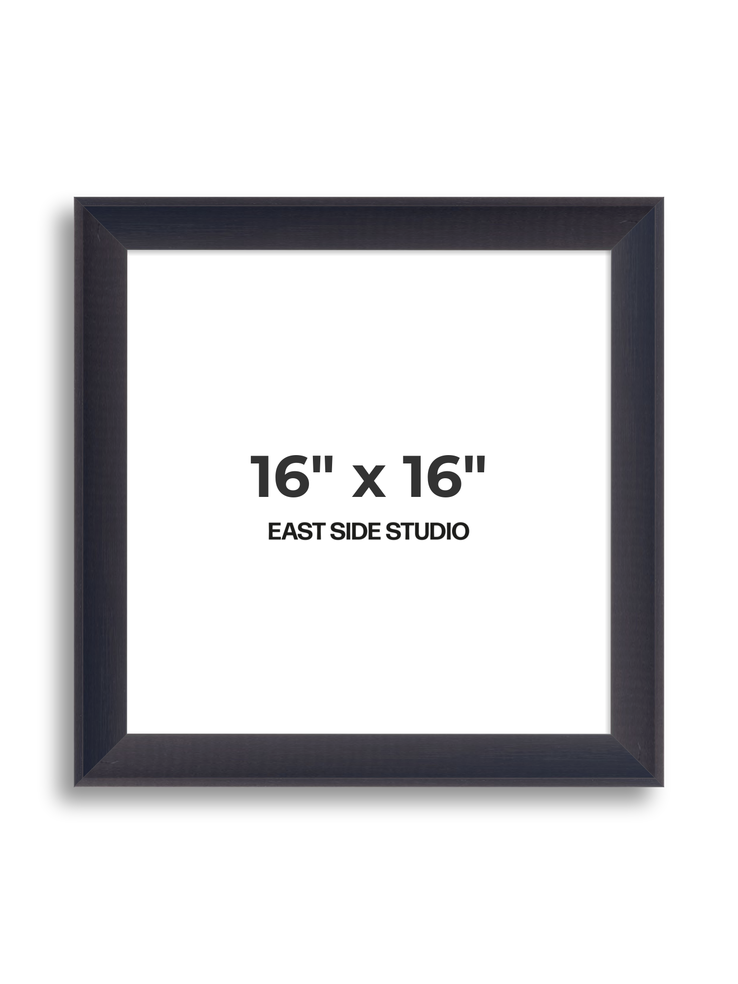 Black Stain 16" x 16" picture frame