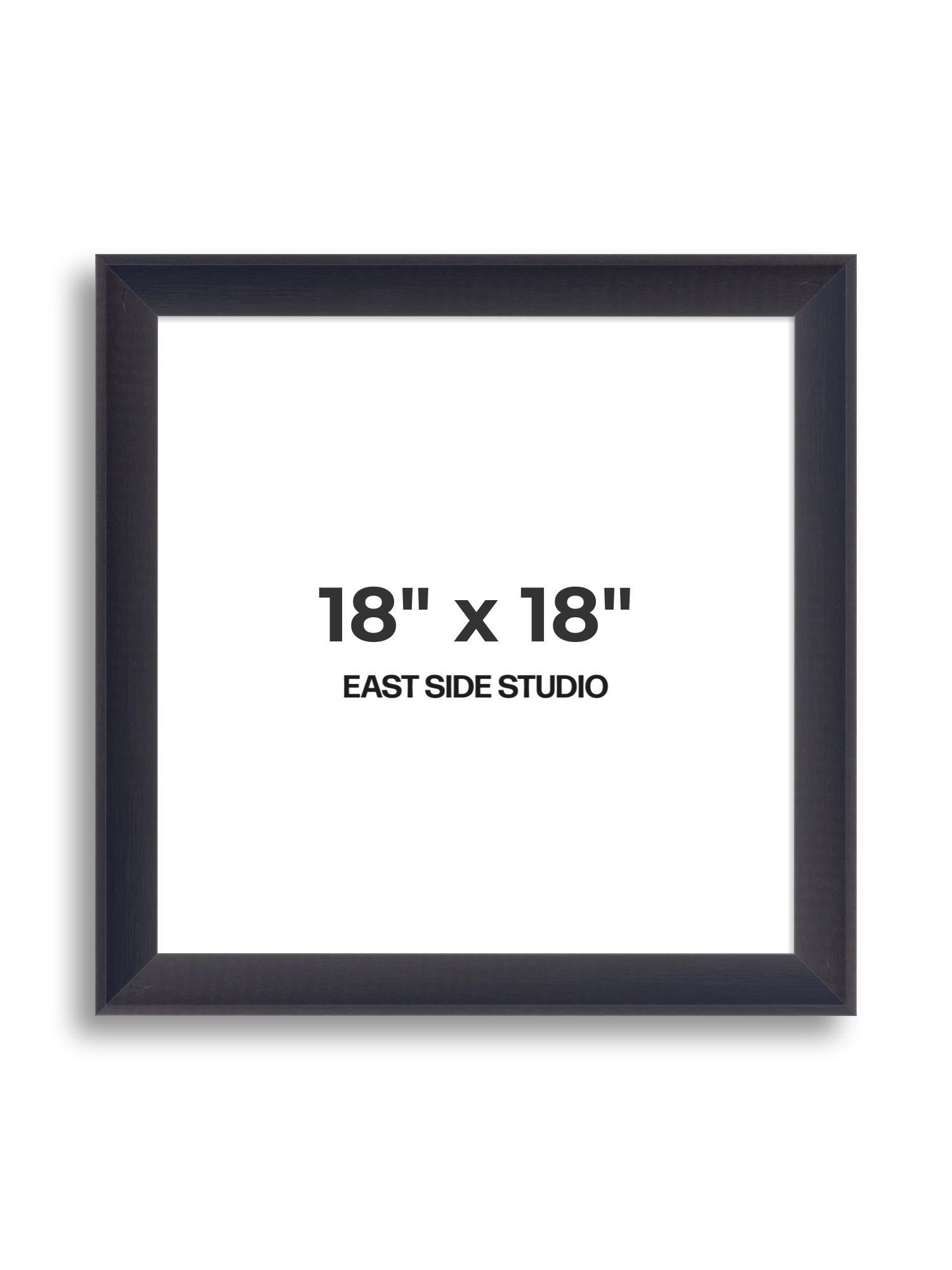 Black Stain 18" x 18" picture frame