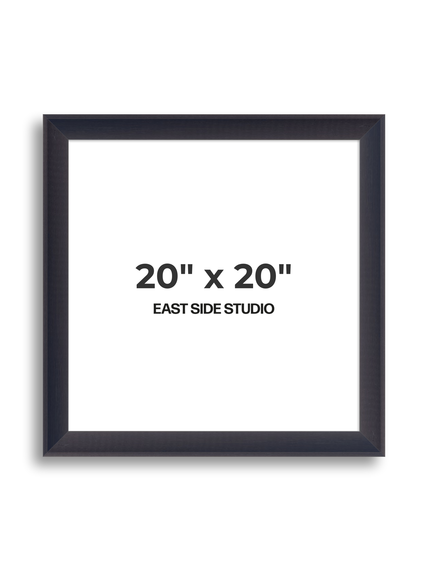 Black Stain 20" x 20" picture frame