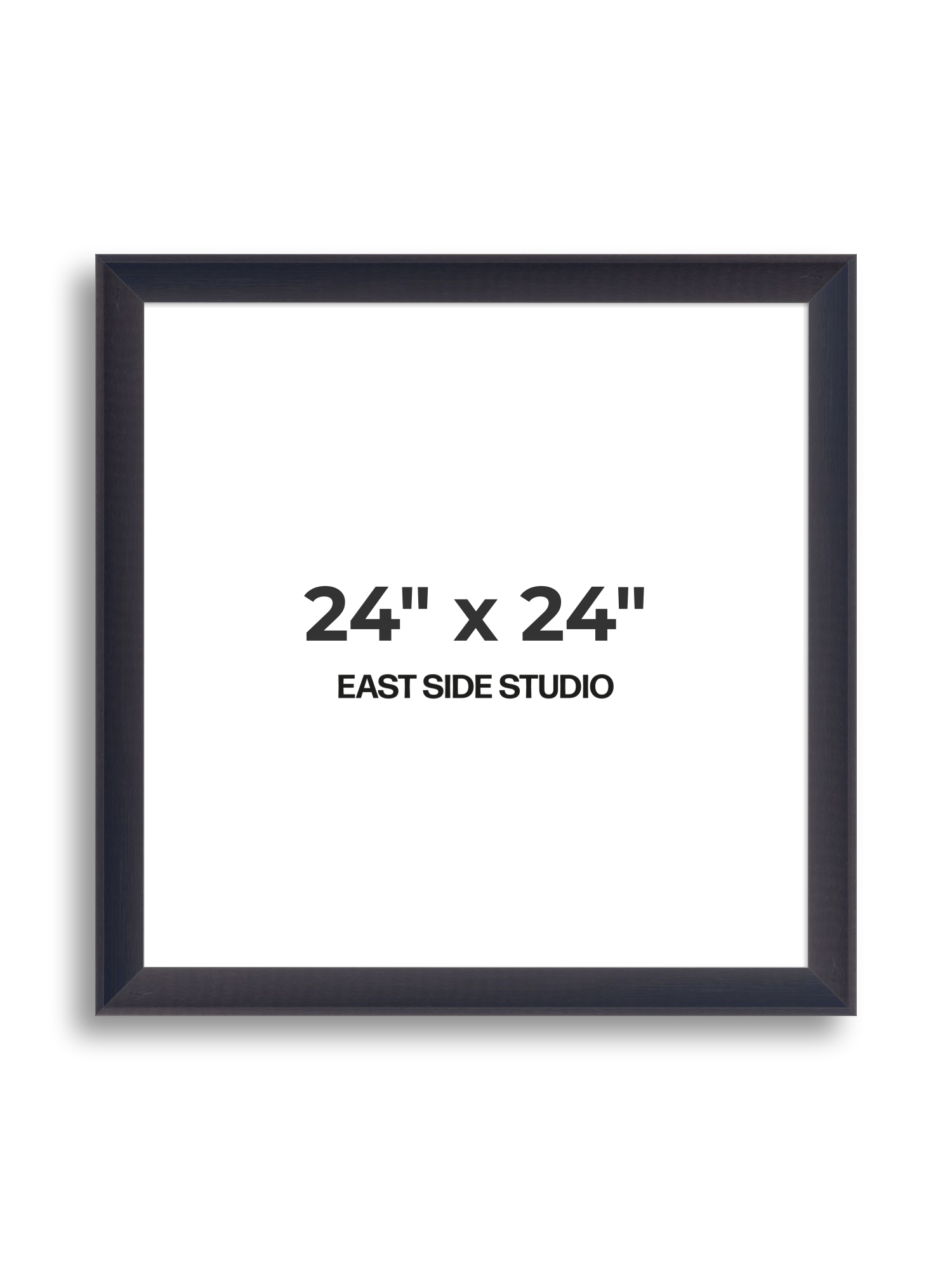 Black Stain 24" x 24" picture frame